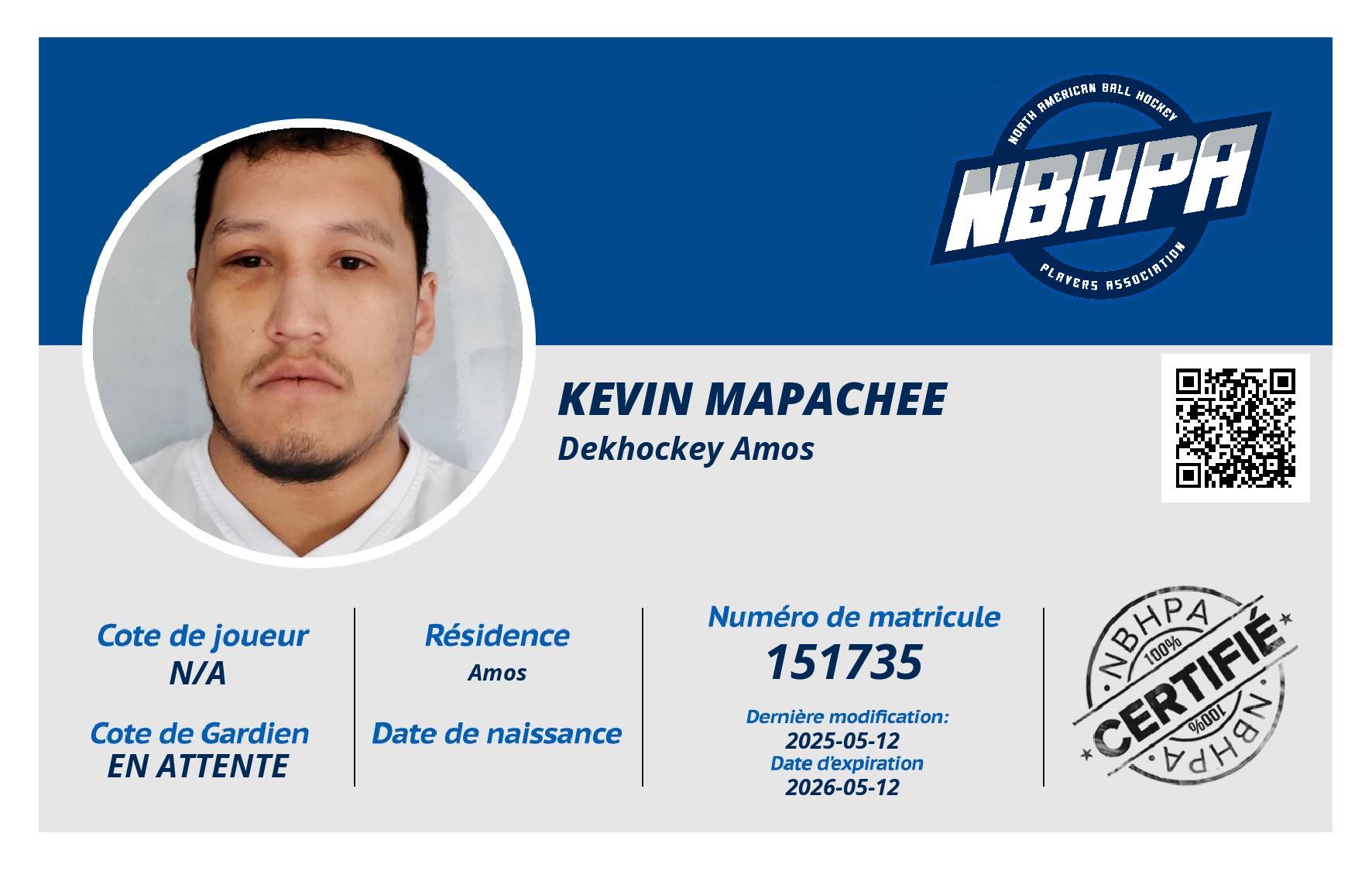 Kevin Mapachee