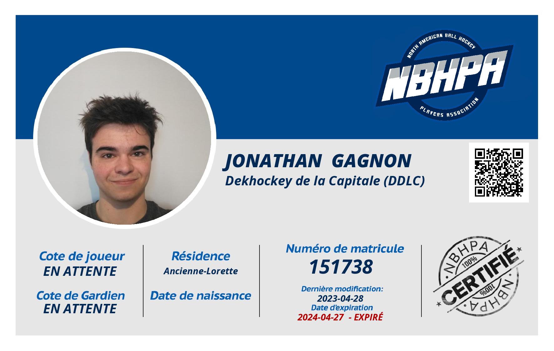 Jonathan  Gagnon 
