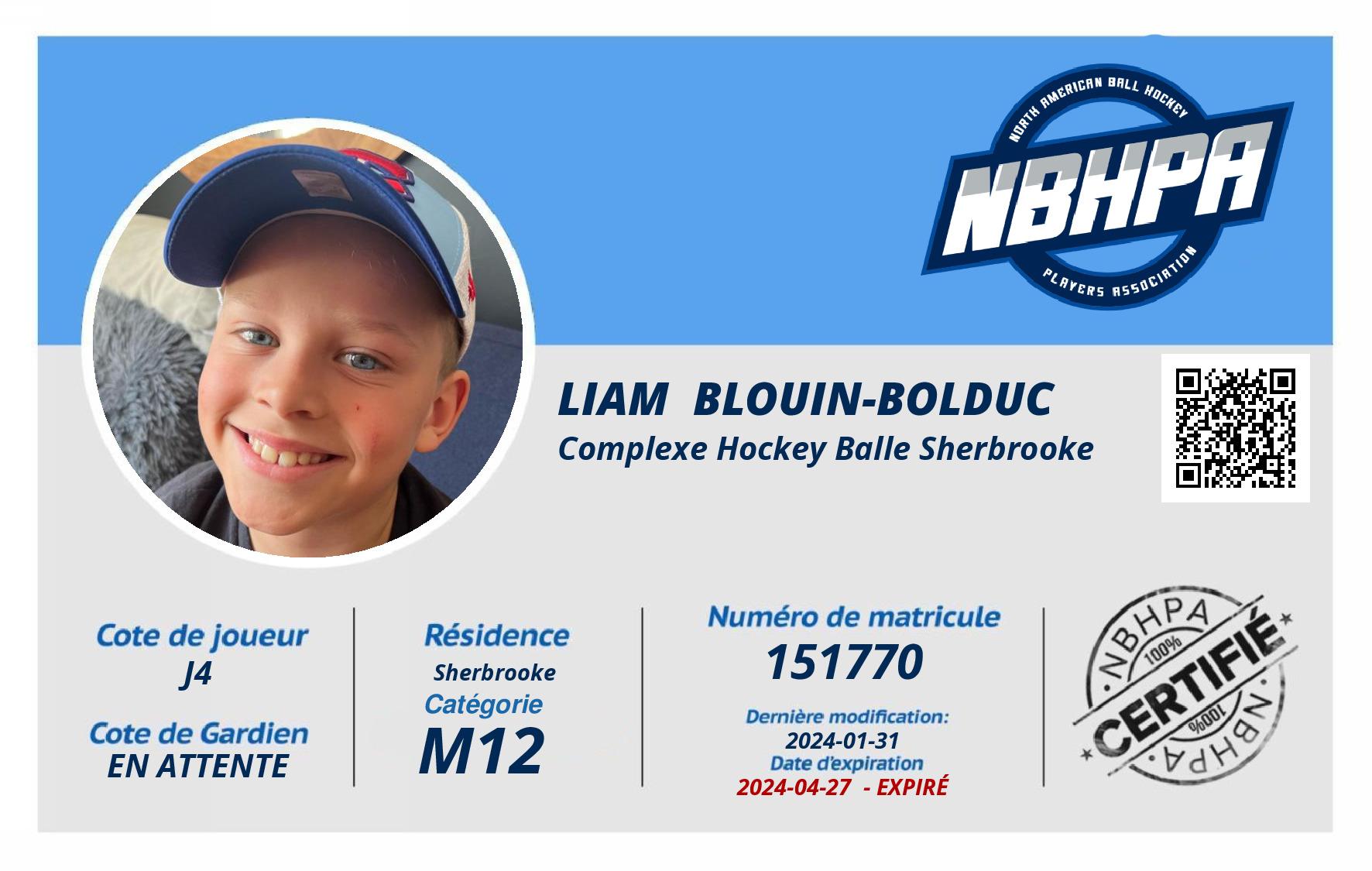 Liam  Blouin-Bolduc