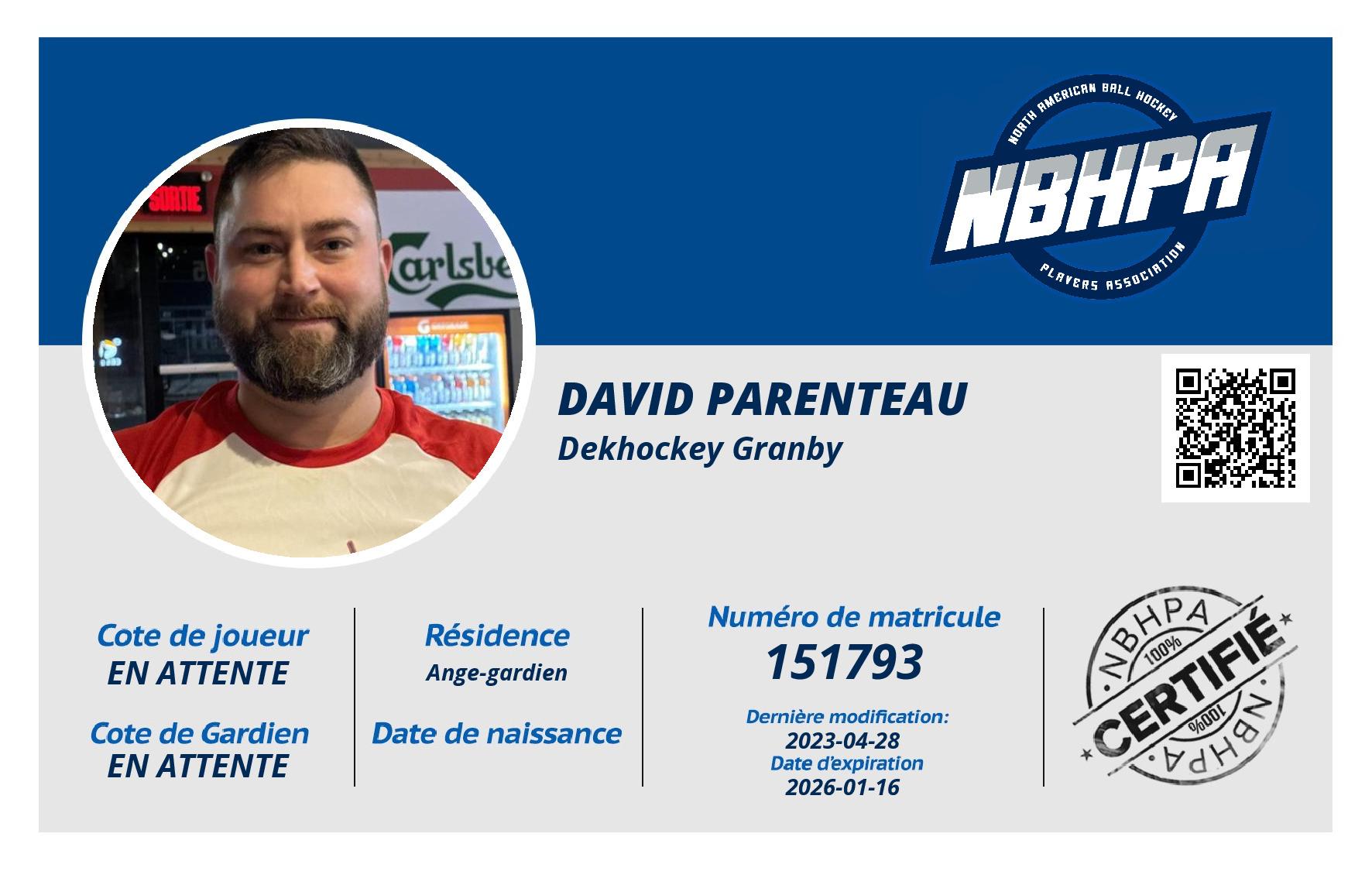 David Parenteau 