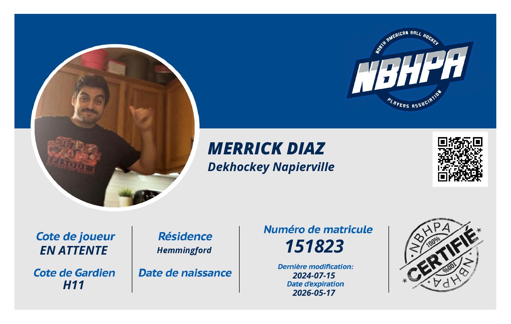 Merrick Diaz