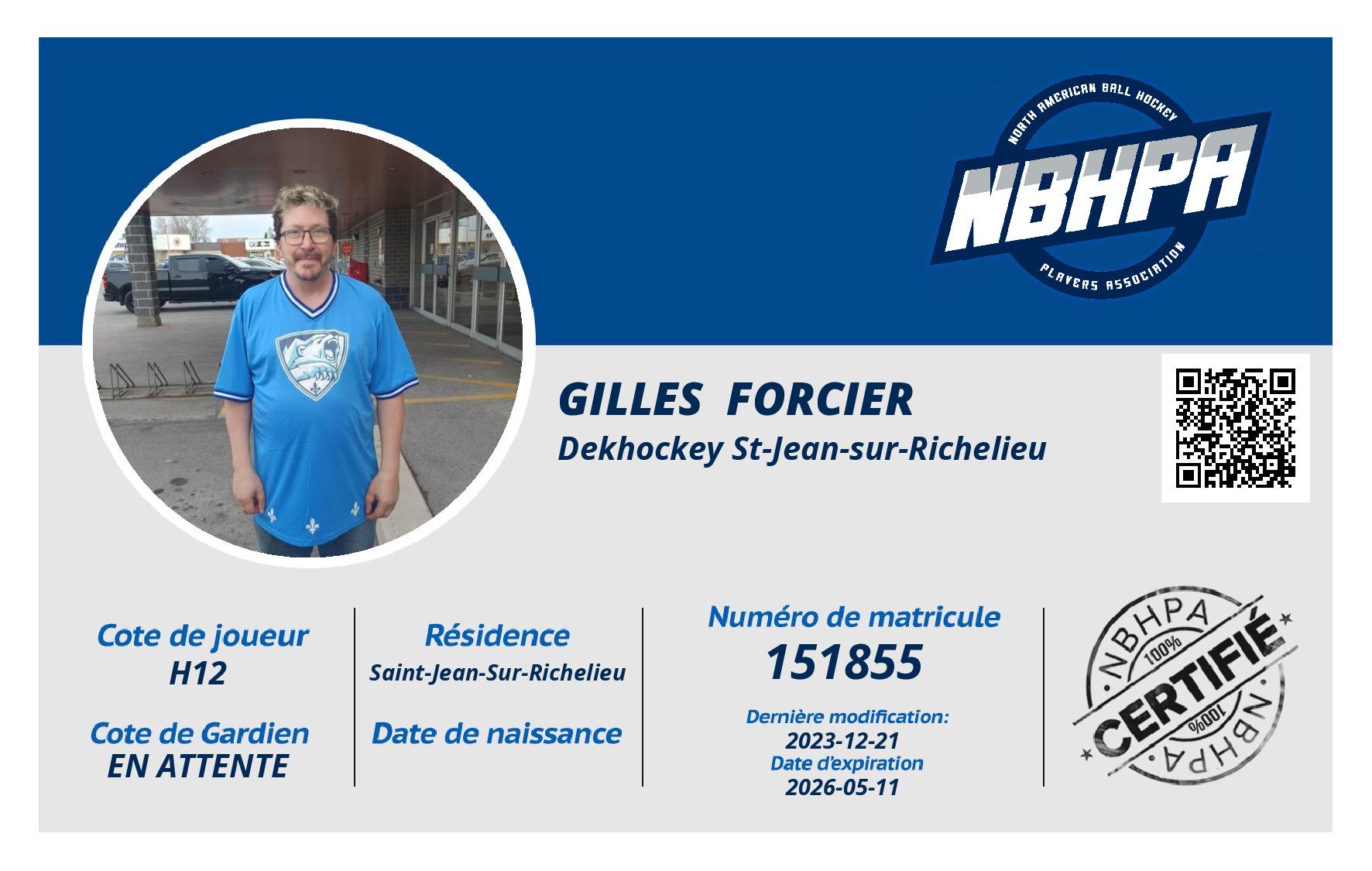 Gilles  Forcier