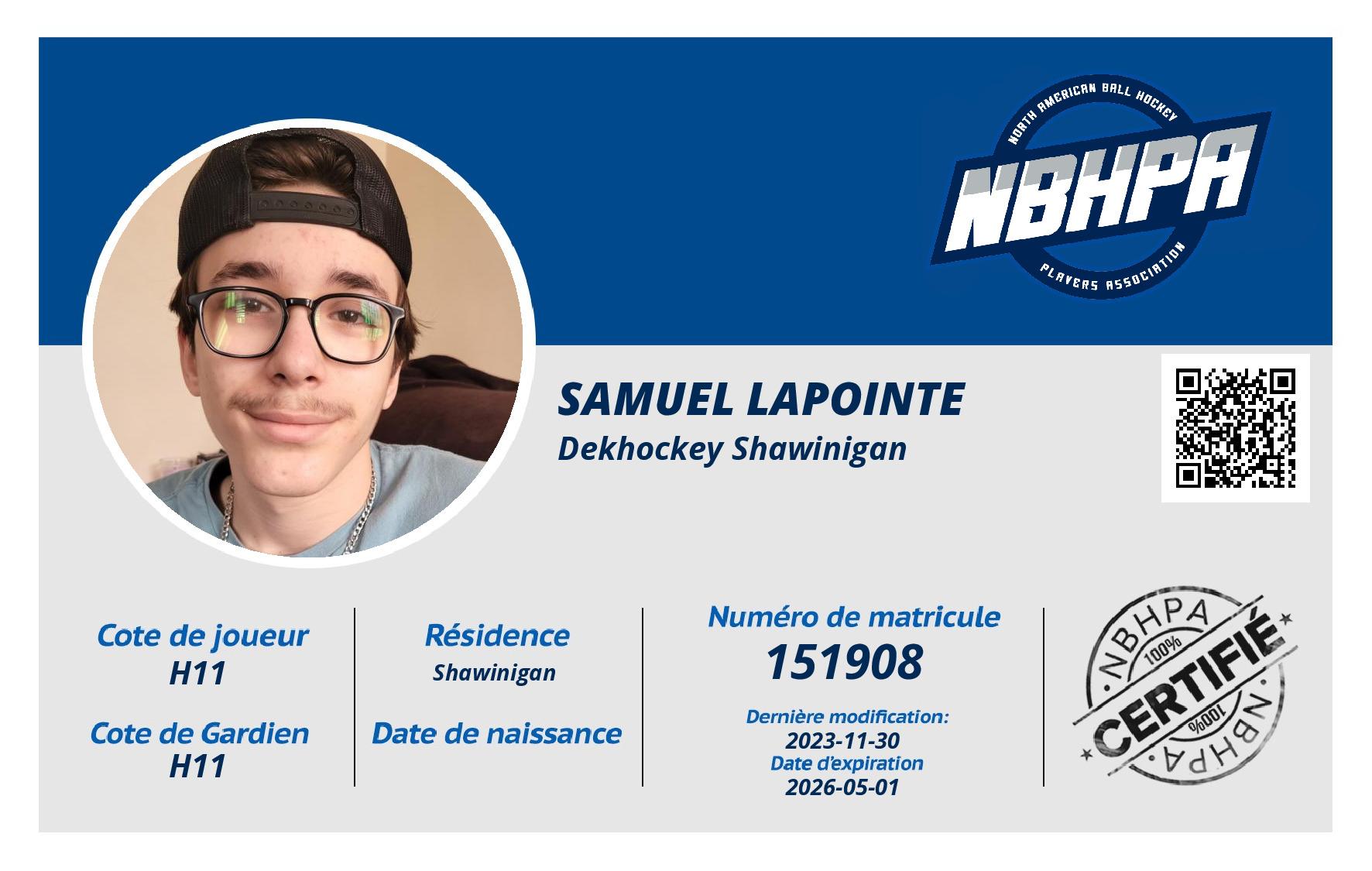 Samuel Lapointe
