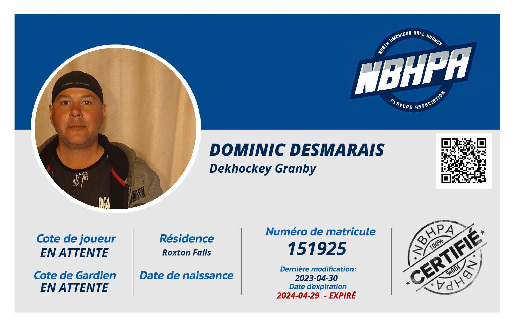 Dominic Desmarais