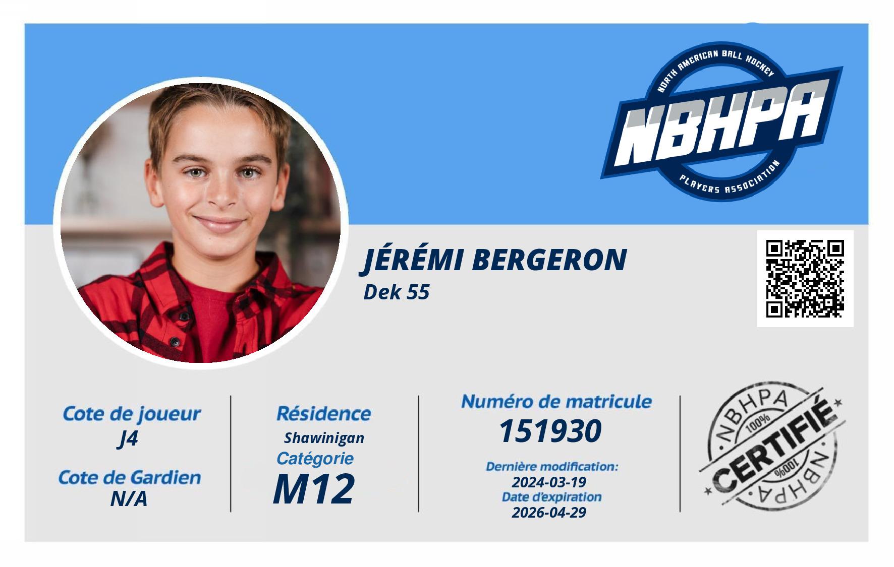 Jérémi Bergeron