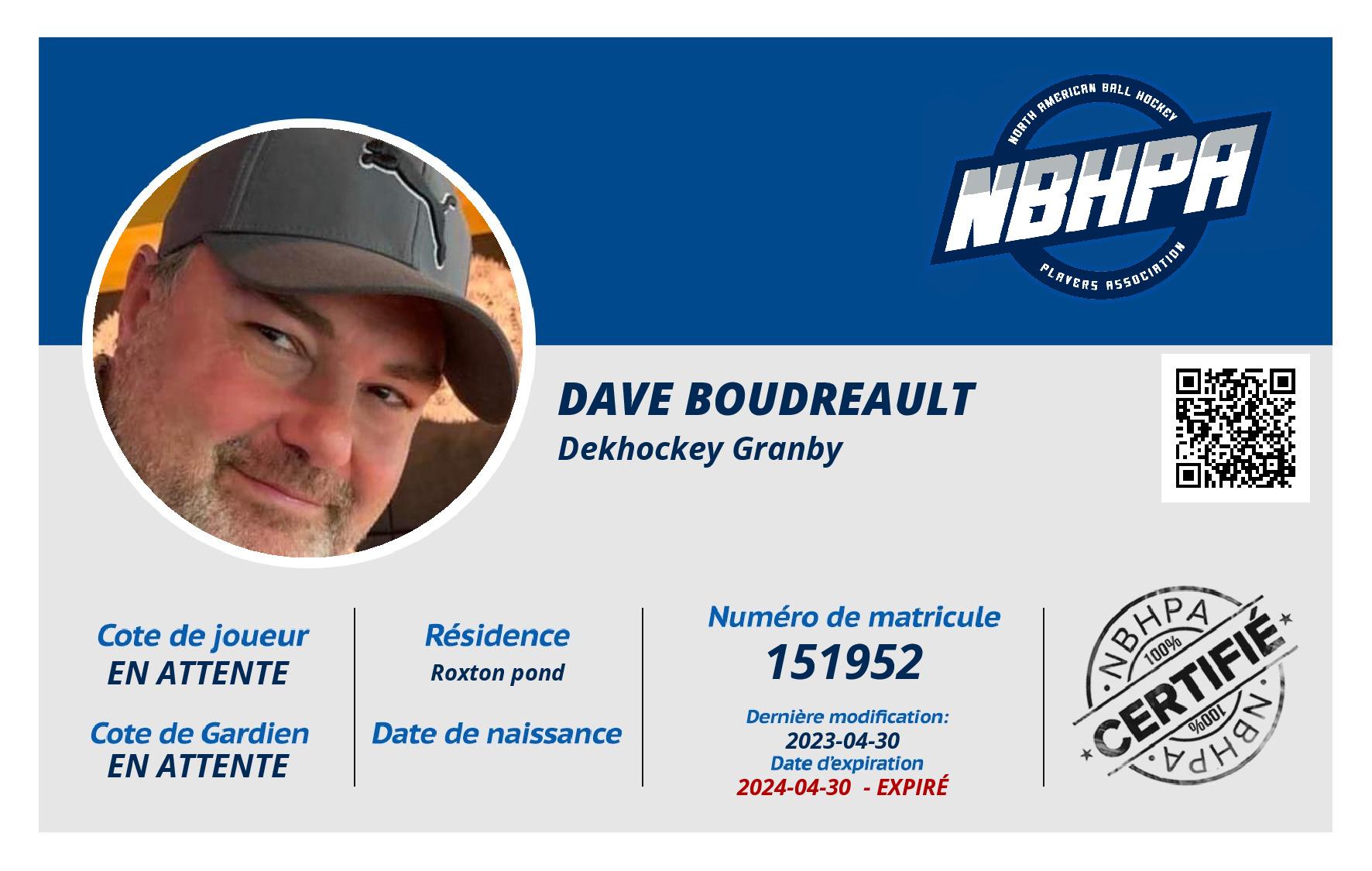 Dave Boudreault