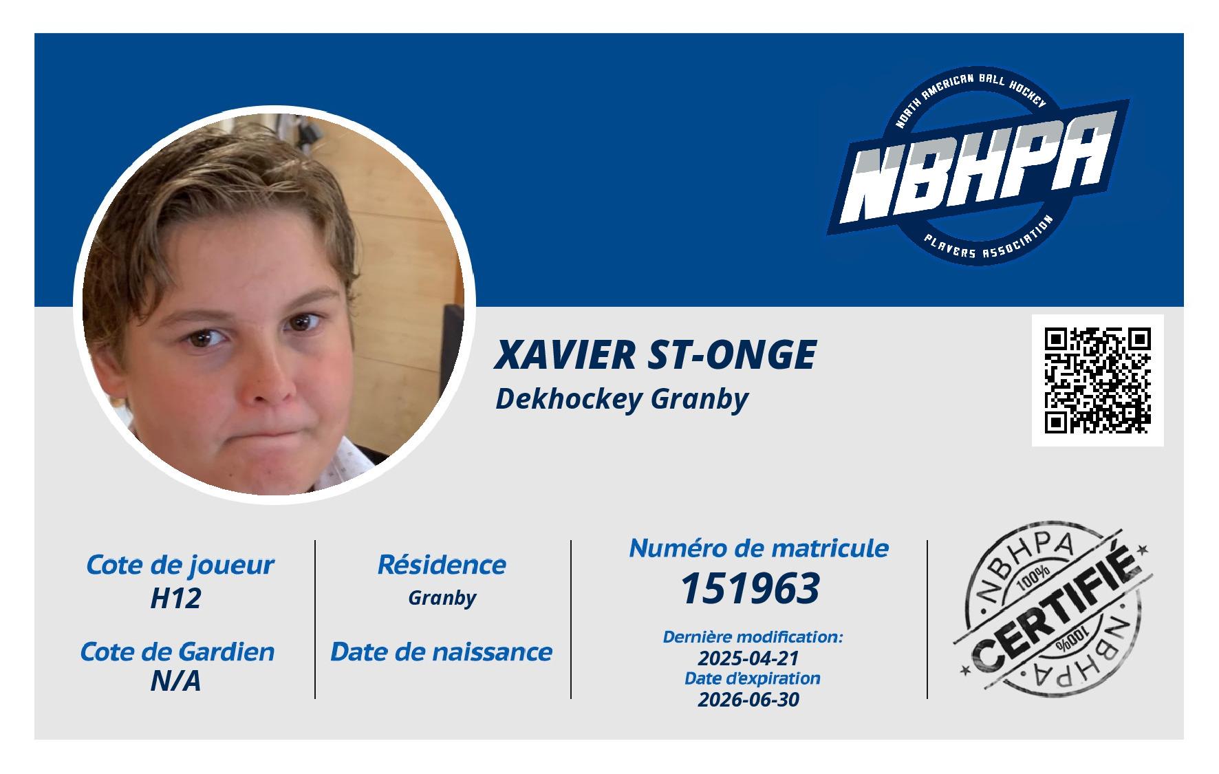 Xavier St-onge