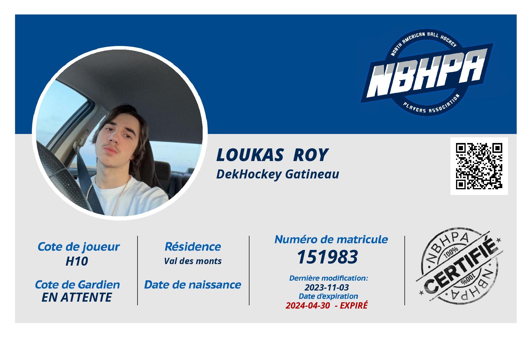 Loukas  Roy