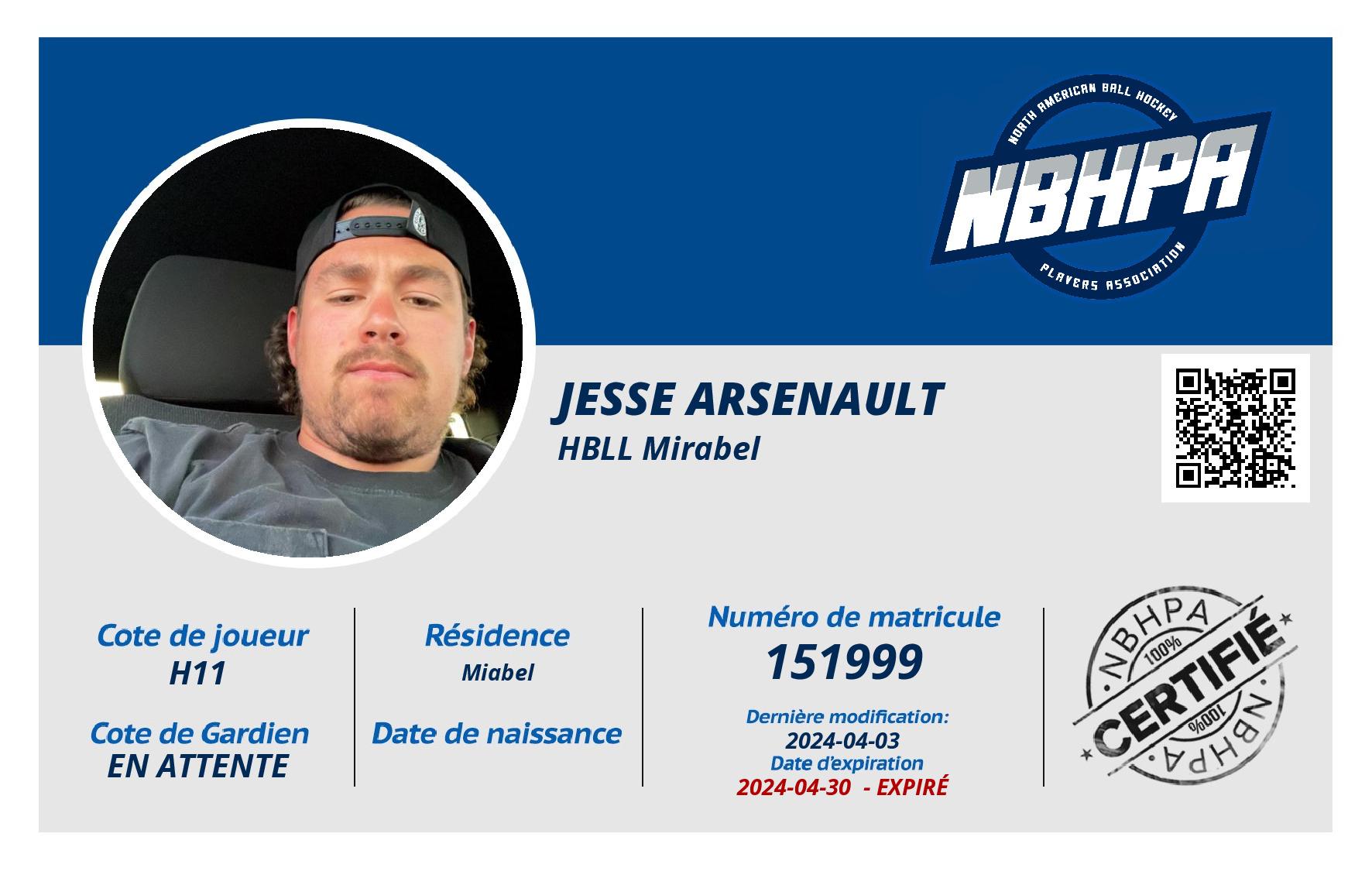 Jesse Arsenault