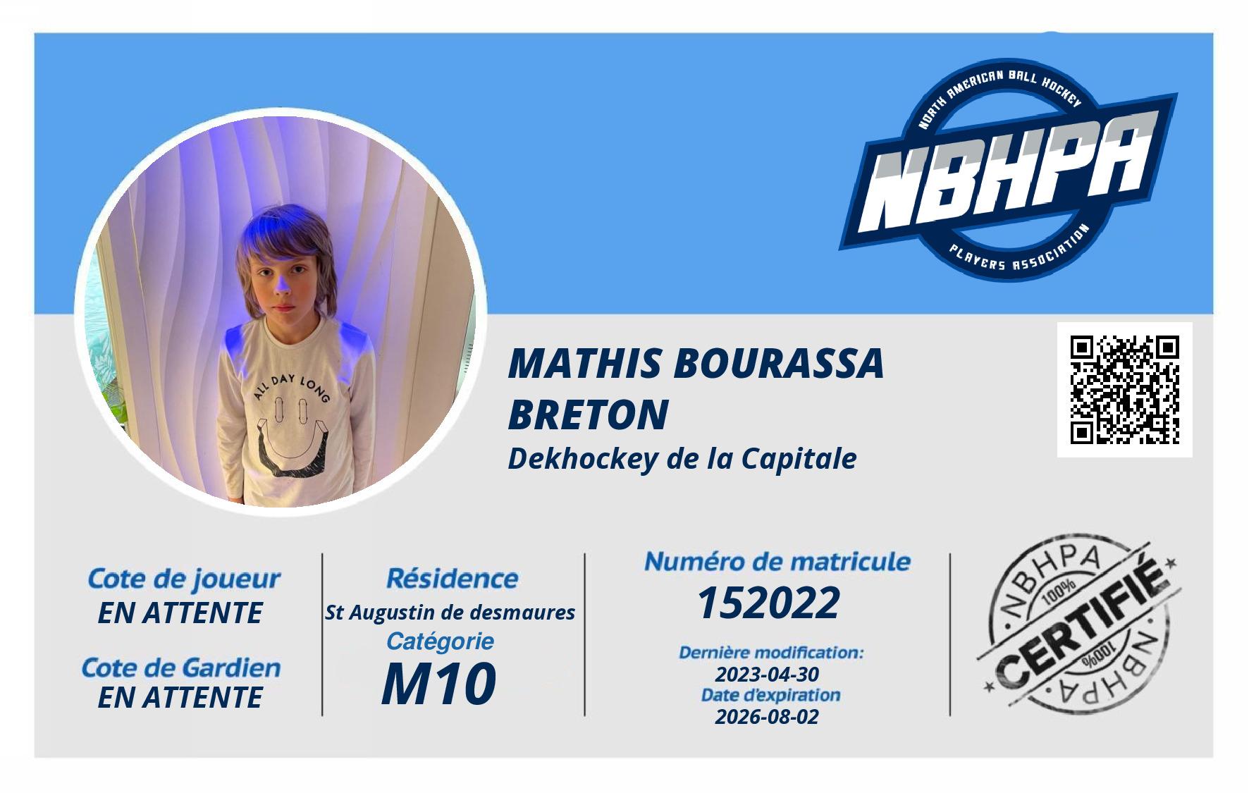 Mathis Bourassa Breton
