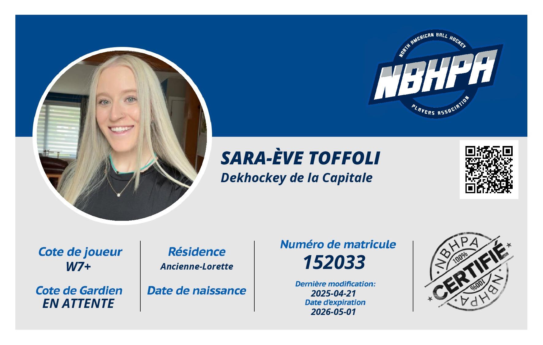 Sara-Ève Toffoli