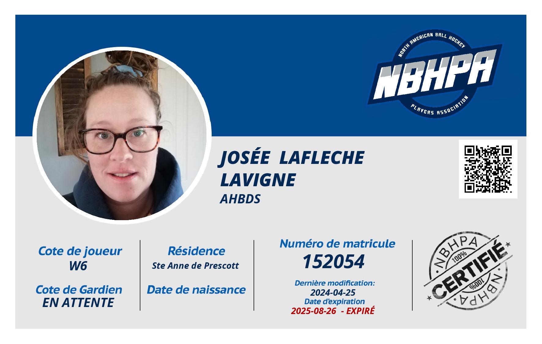 Josée  Lafleche lavigne
