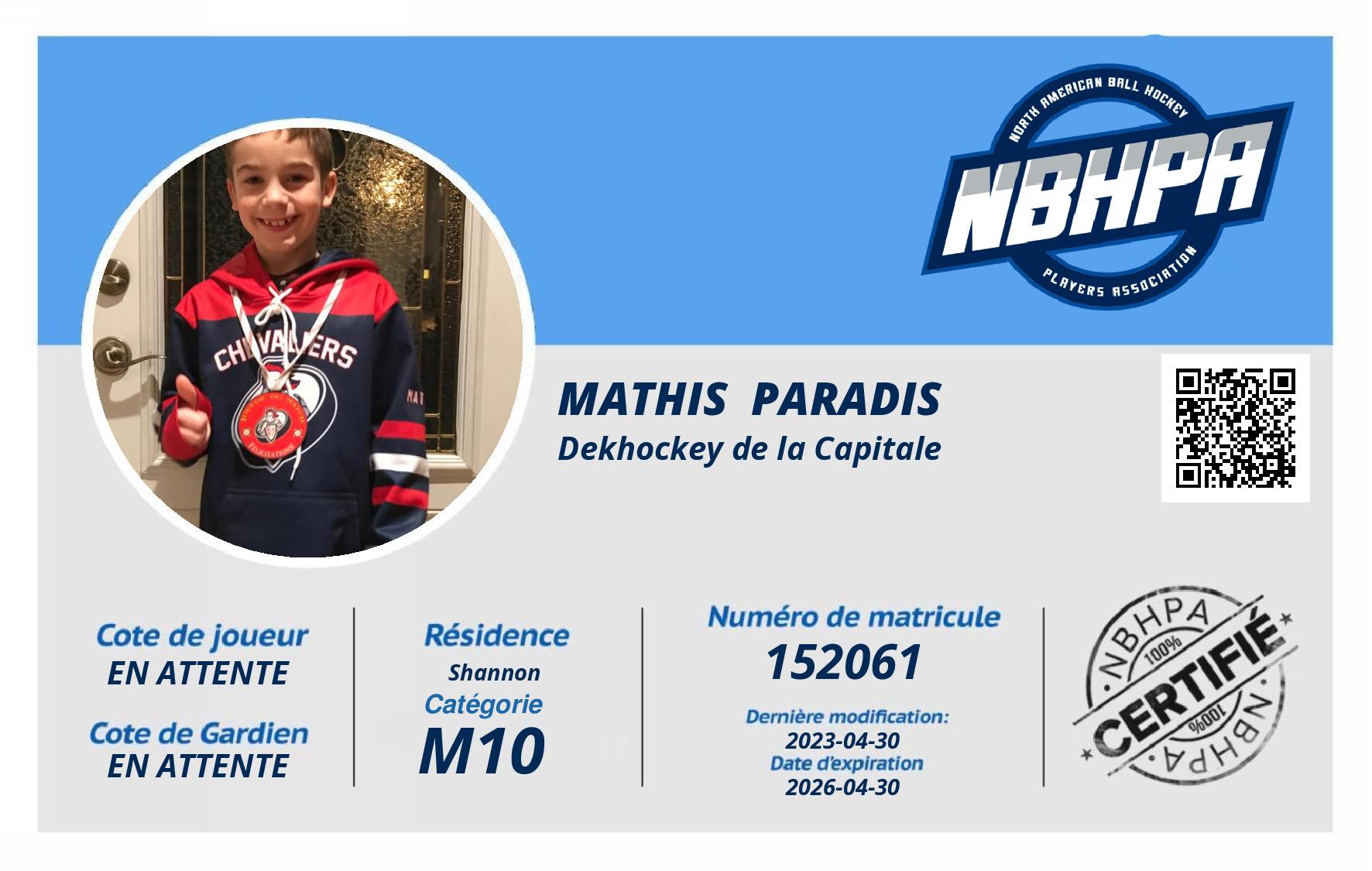 Mathis  Paradis