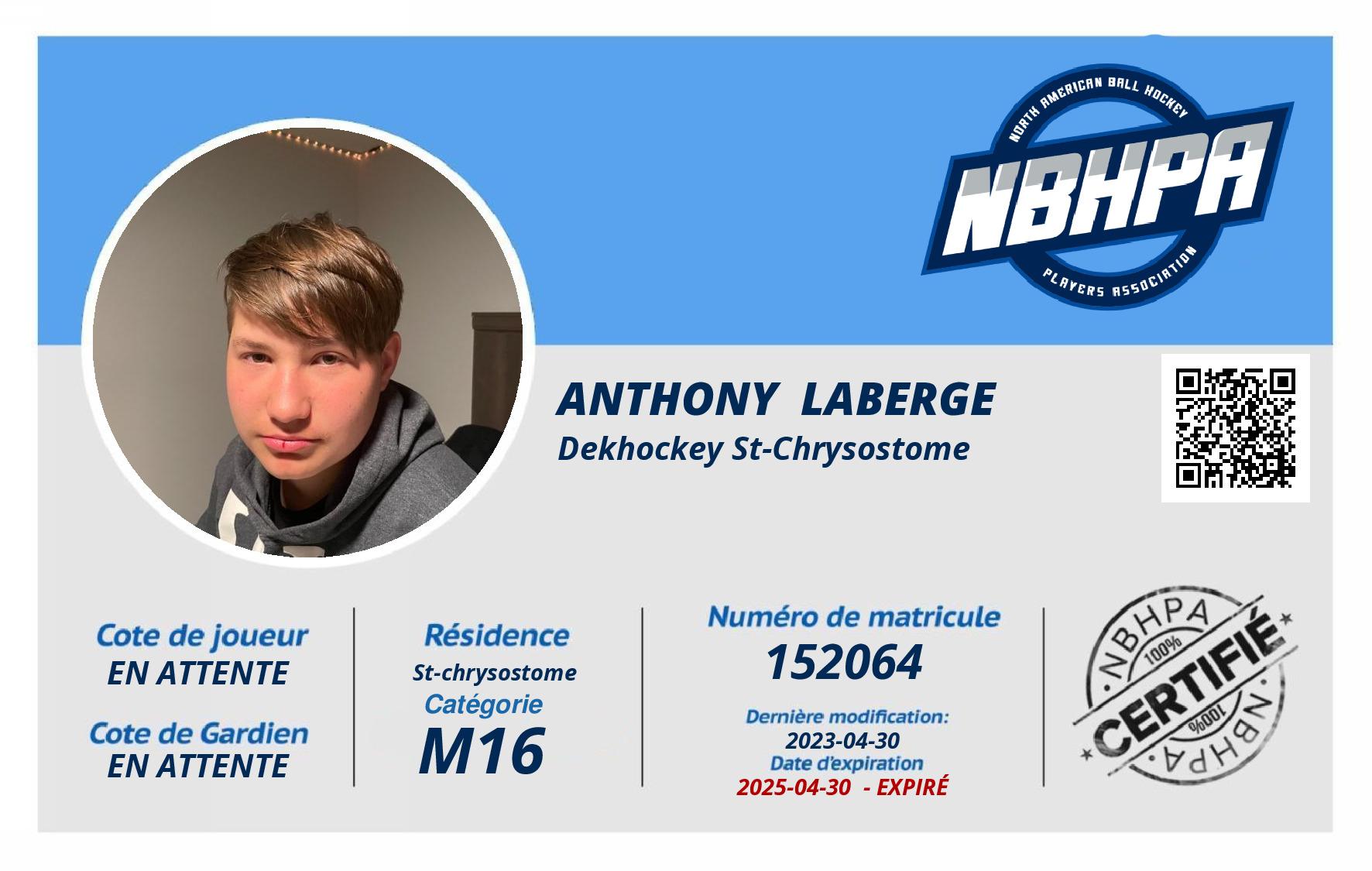 Anthony  Laberge