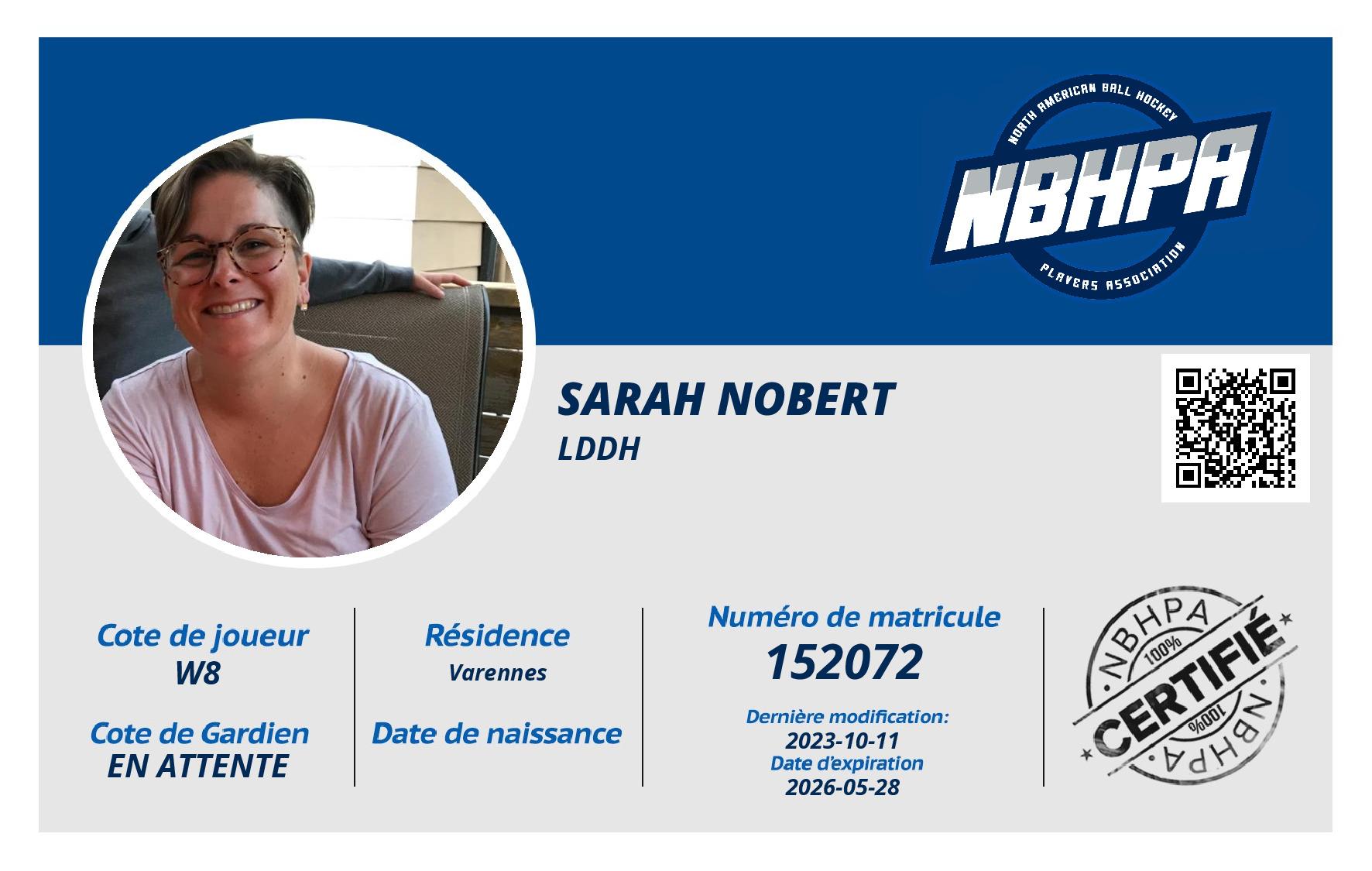 Sarah Nobert