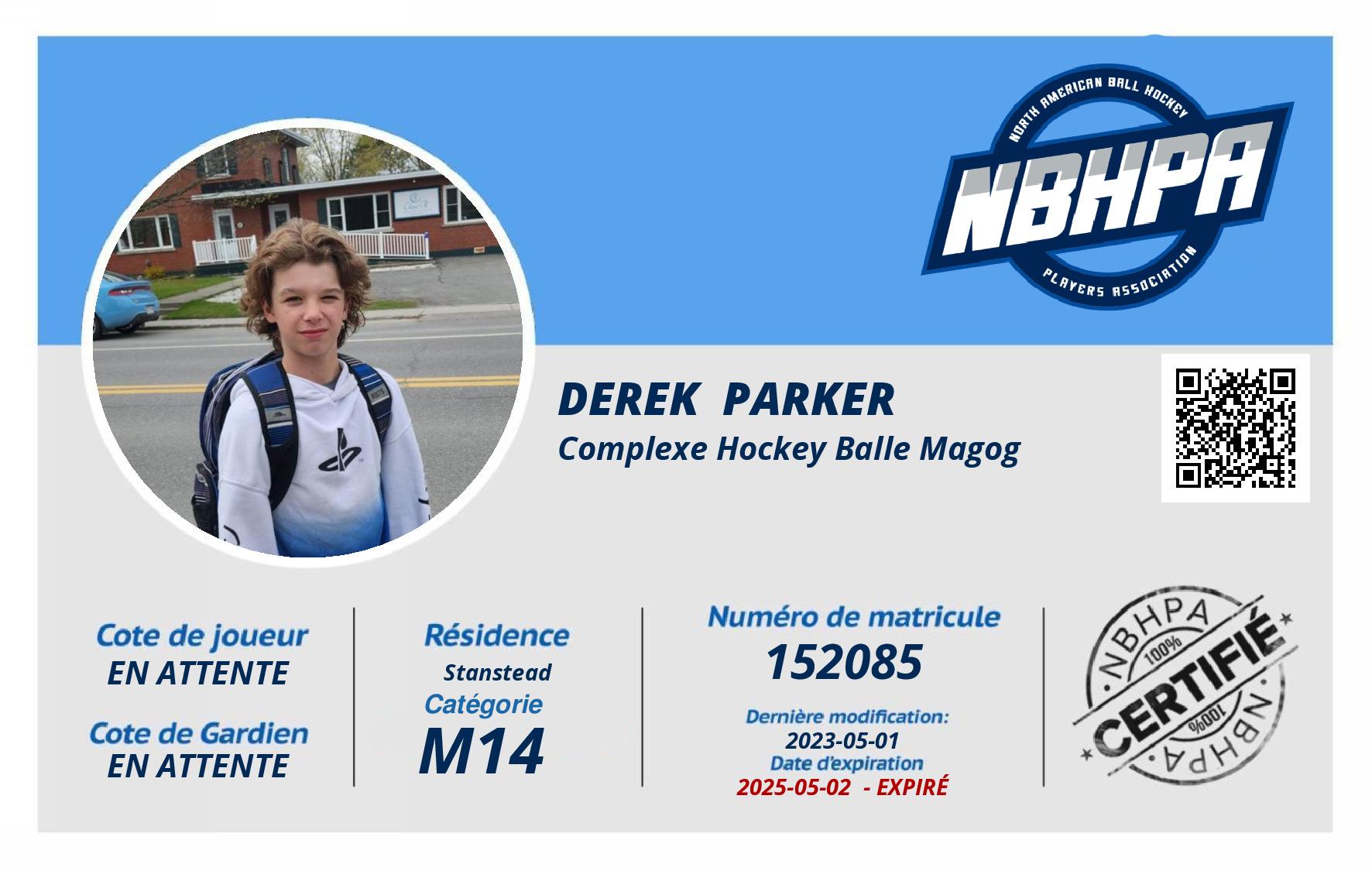 Derek  Parker
