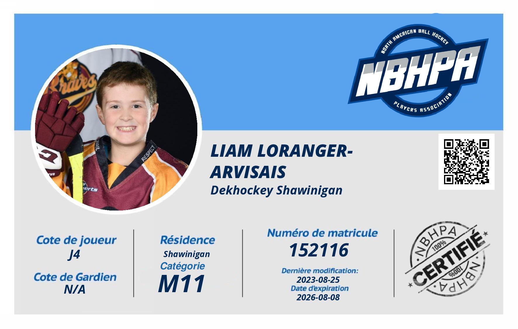 Liam Loranger-Arvisais 