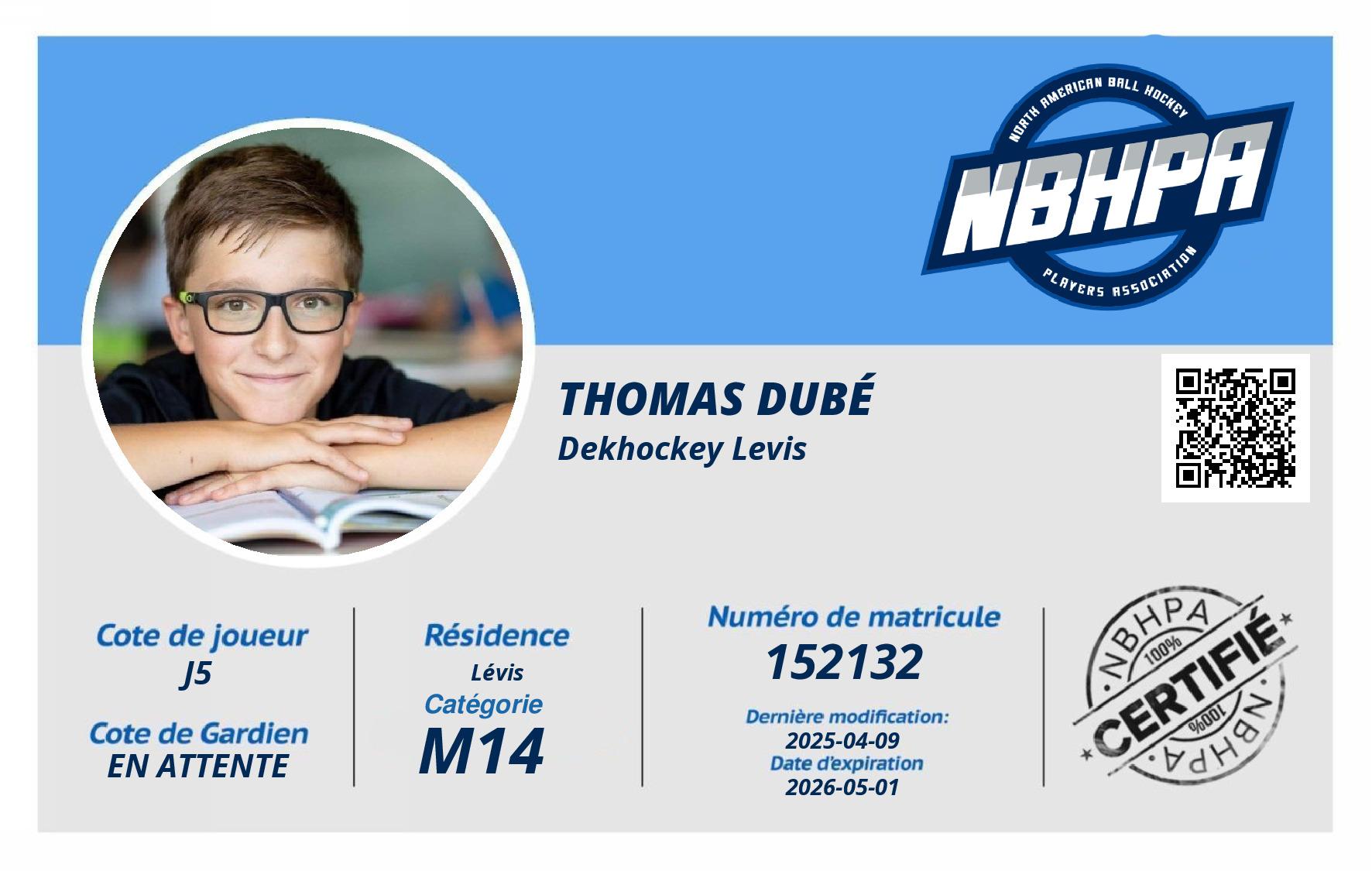 Thomas Dubé