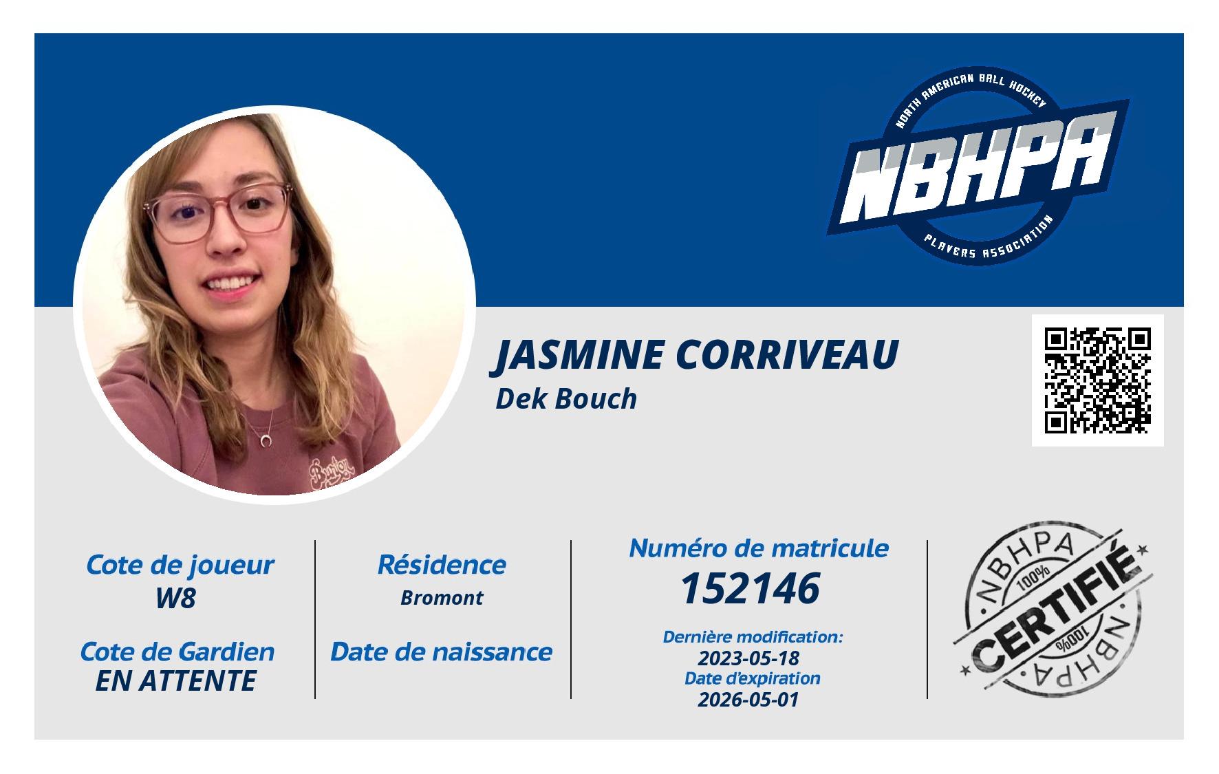 Jasmine Corriveau