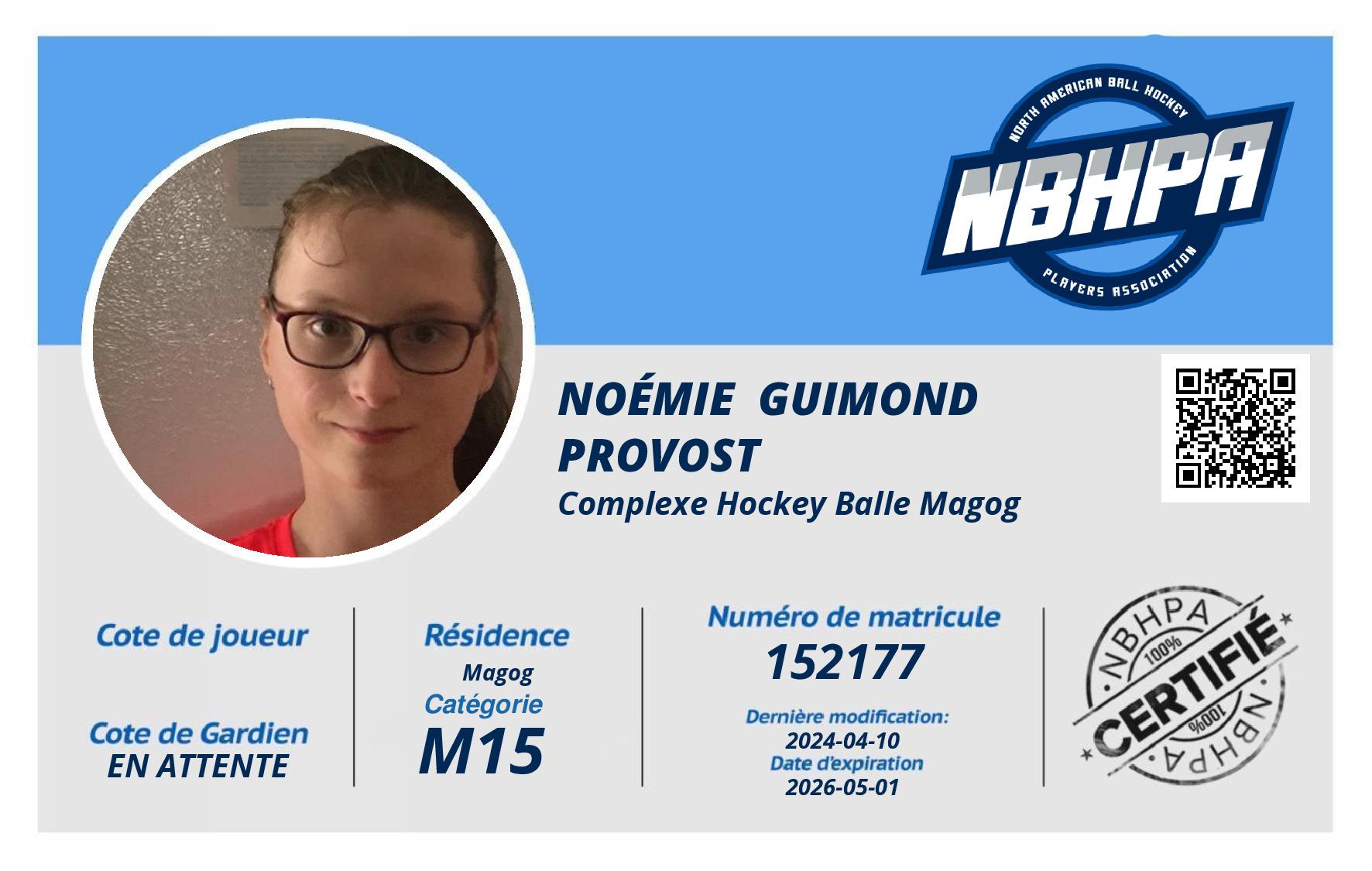 Noémie  Guimond Provost