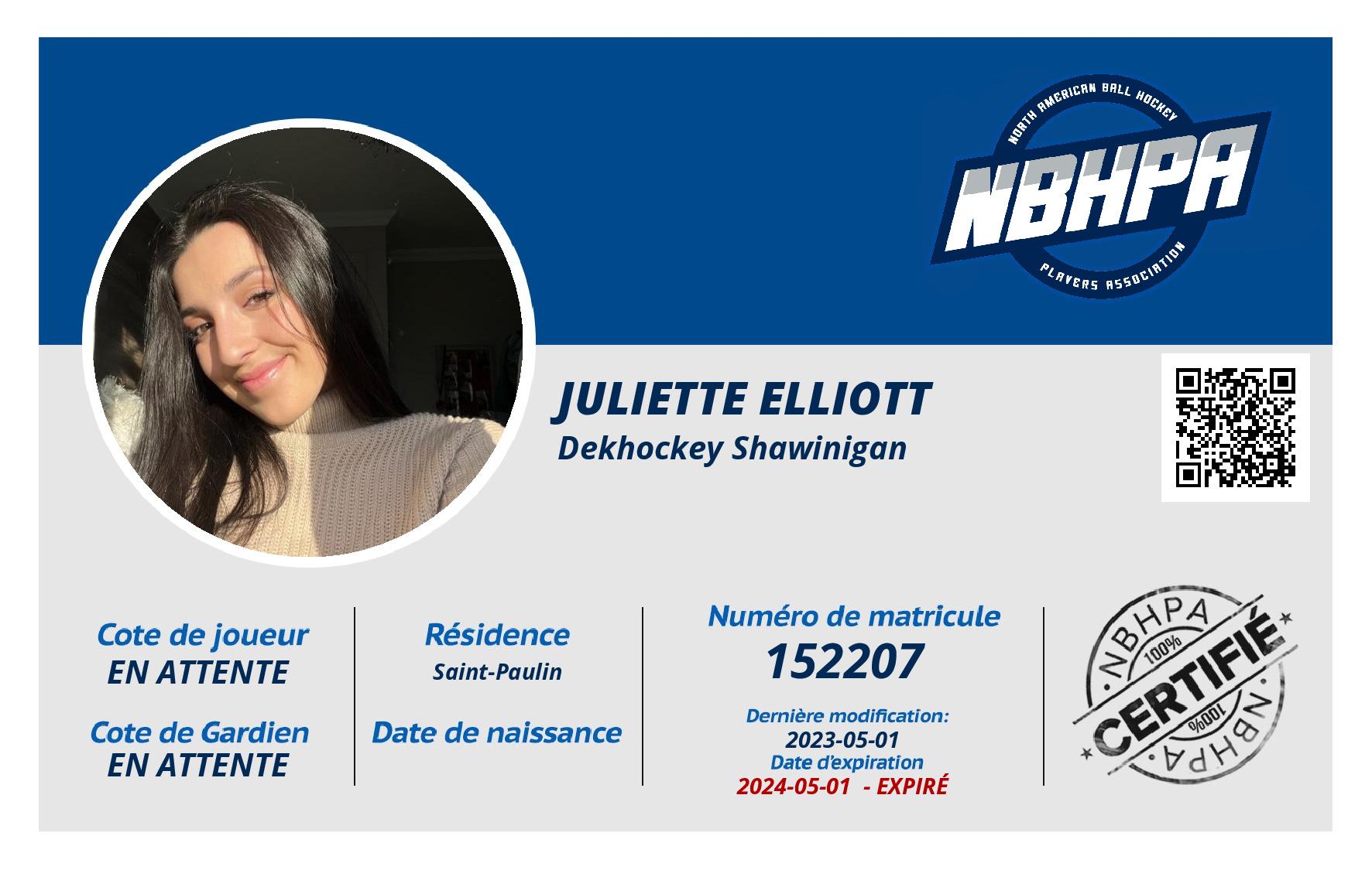Juliette Elliott
