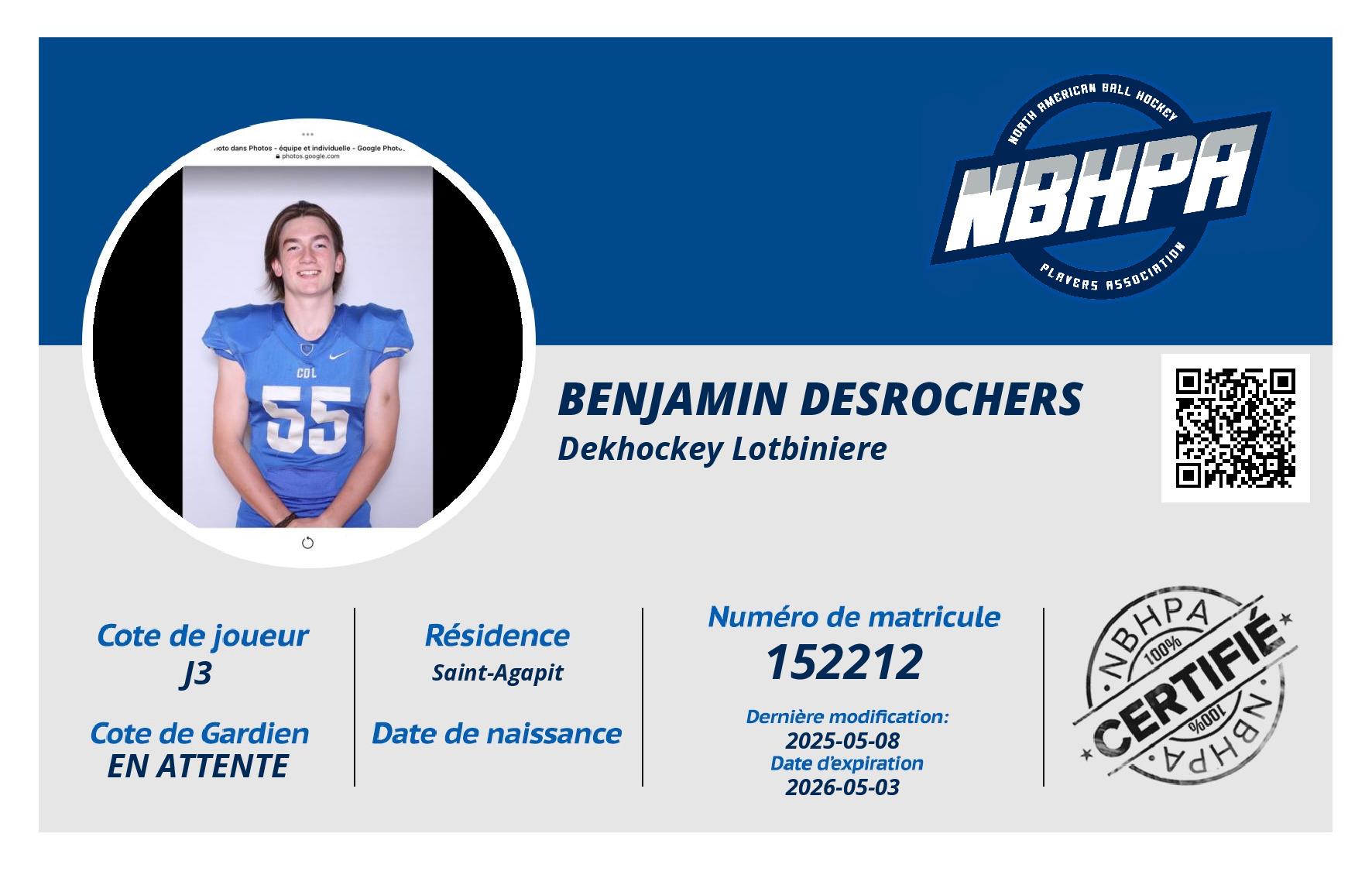 Benjamin Desrochers