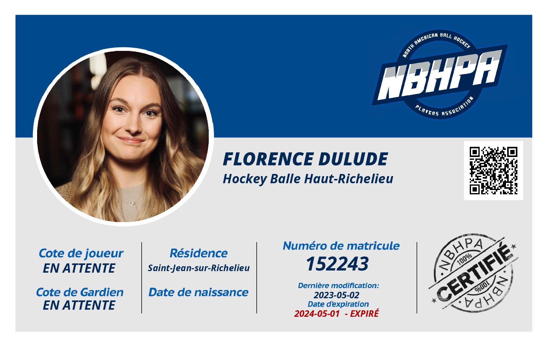 Florence Dulude 