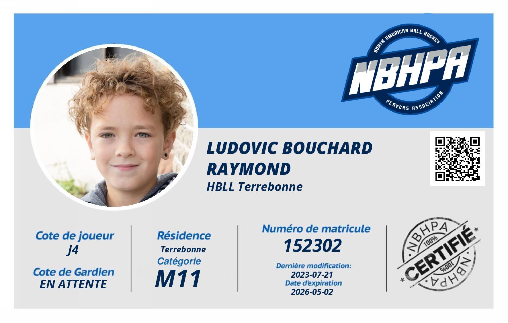Ludovic Bouchard Raymond 
