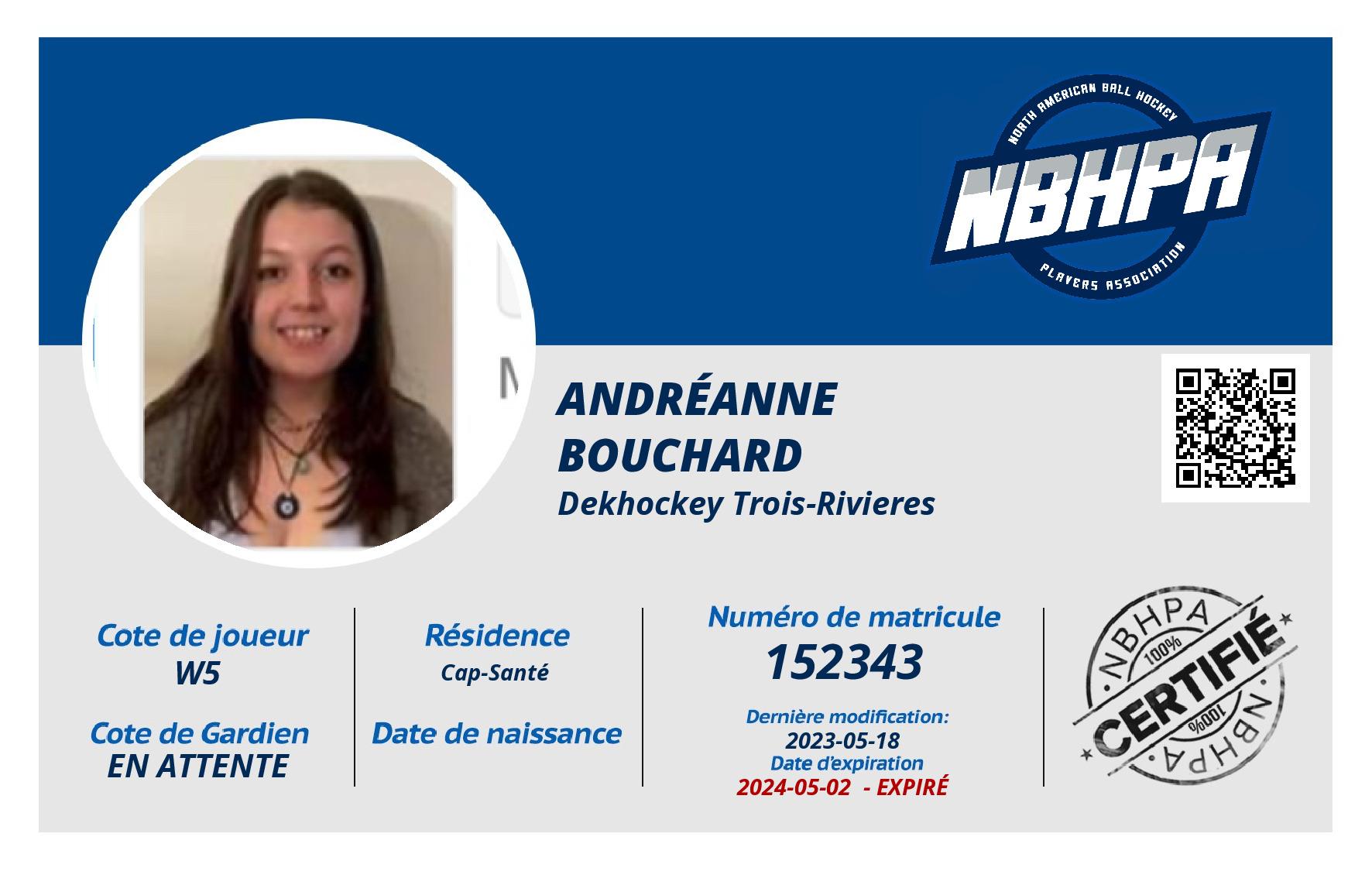 Andréanne  Bouchard