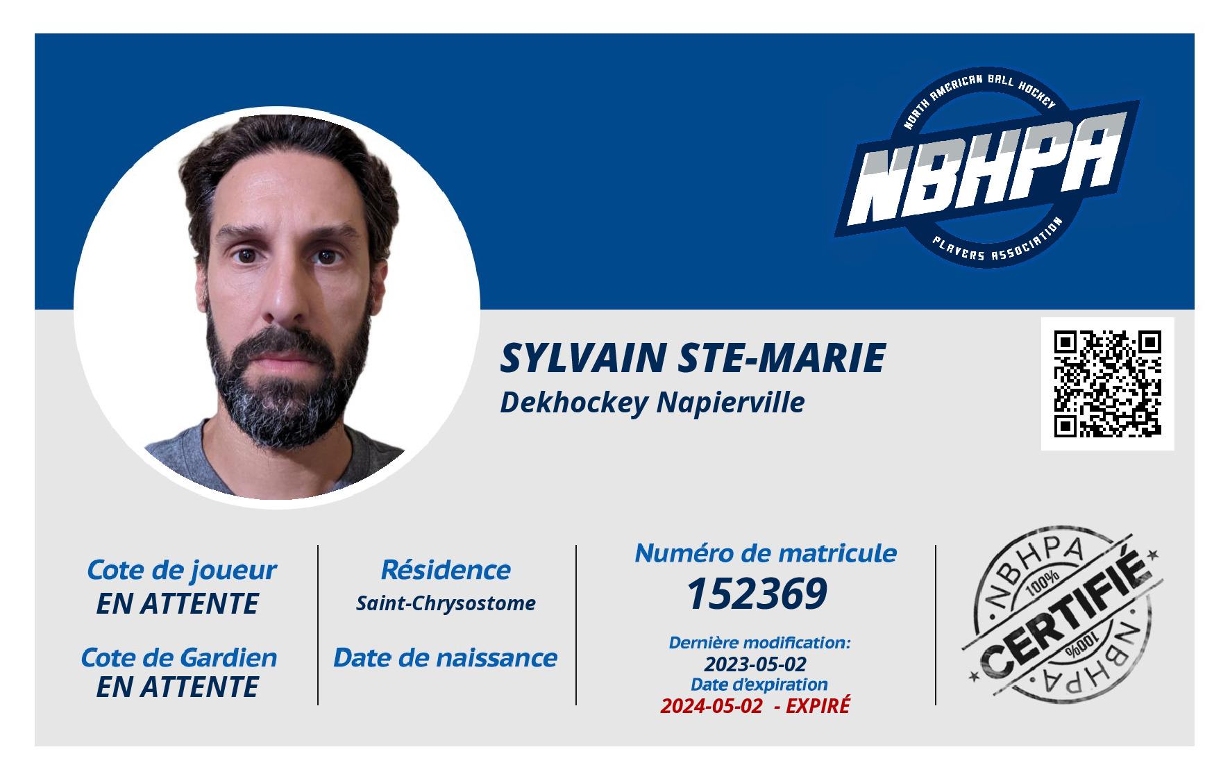 Sylvain Ste-Marie