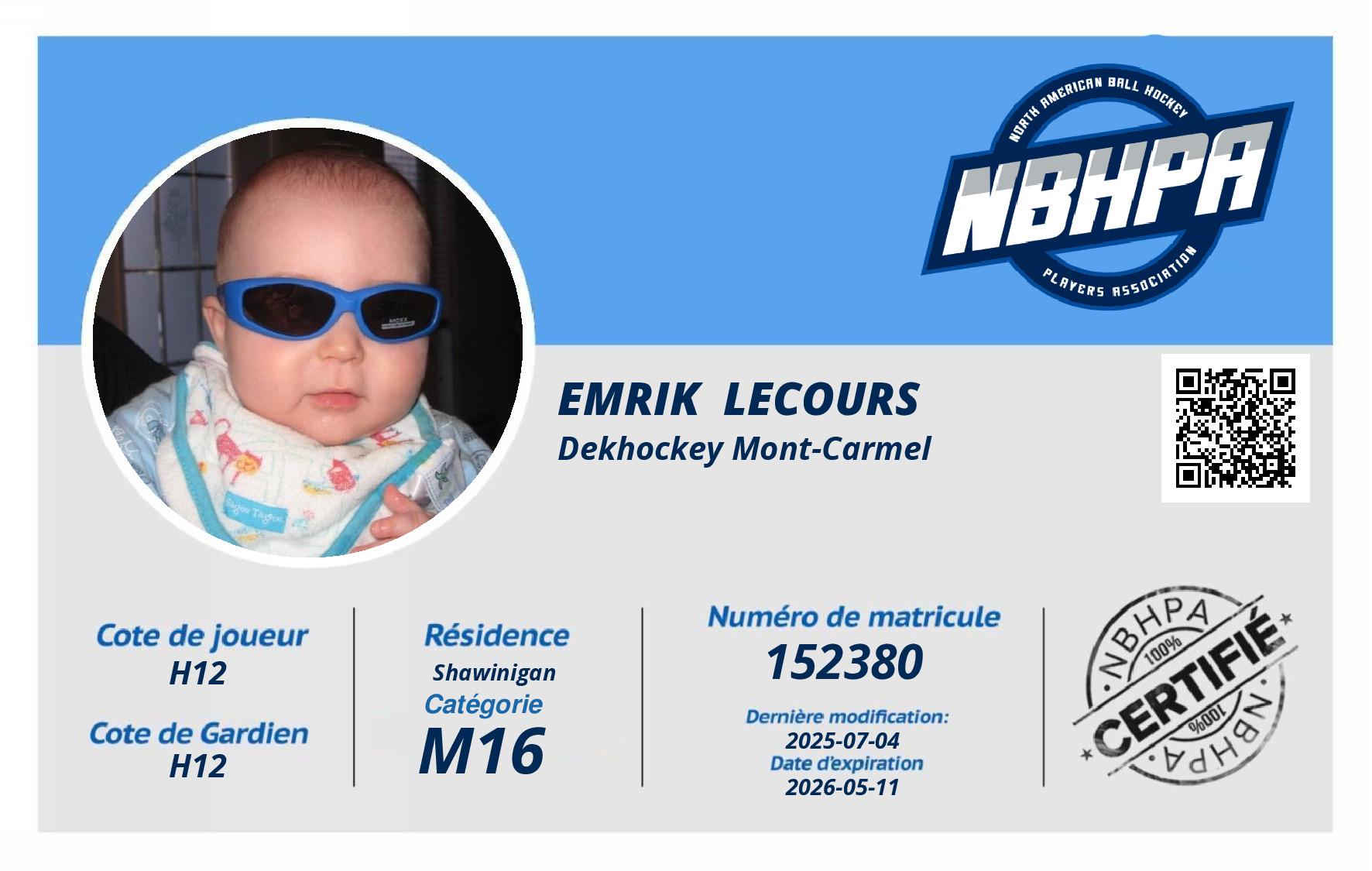 Emrik  Lecours 