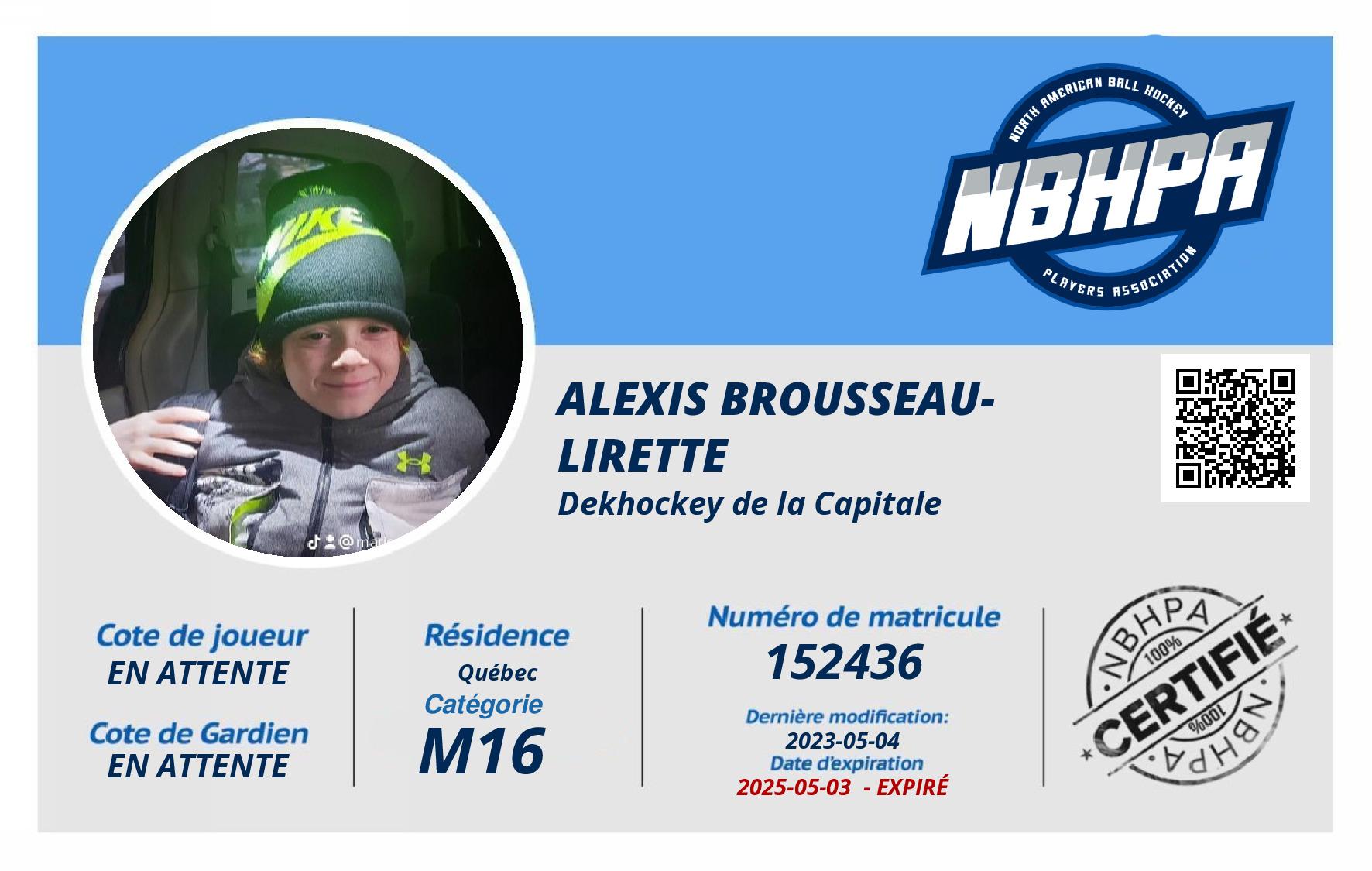 Alexis Brousseau-Lirette 