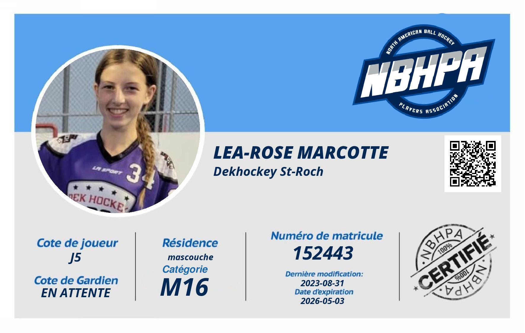 Lea-Rose Marcotte