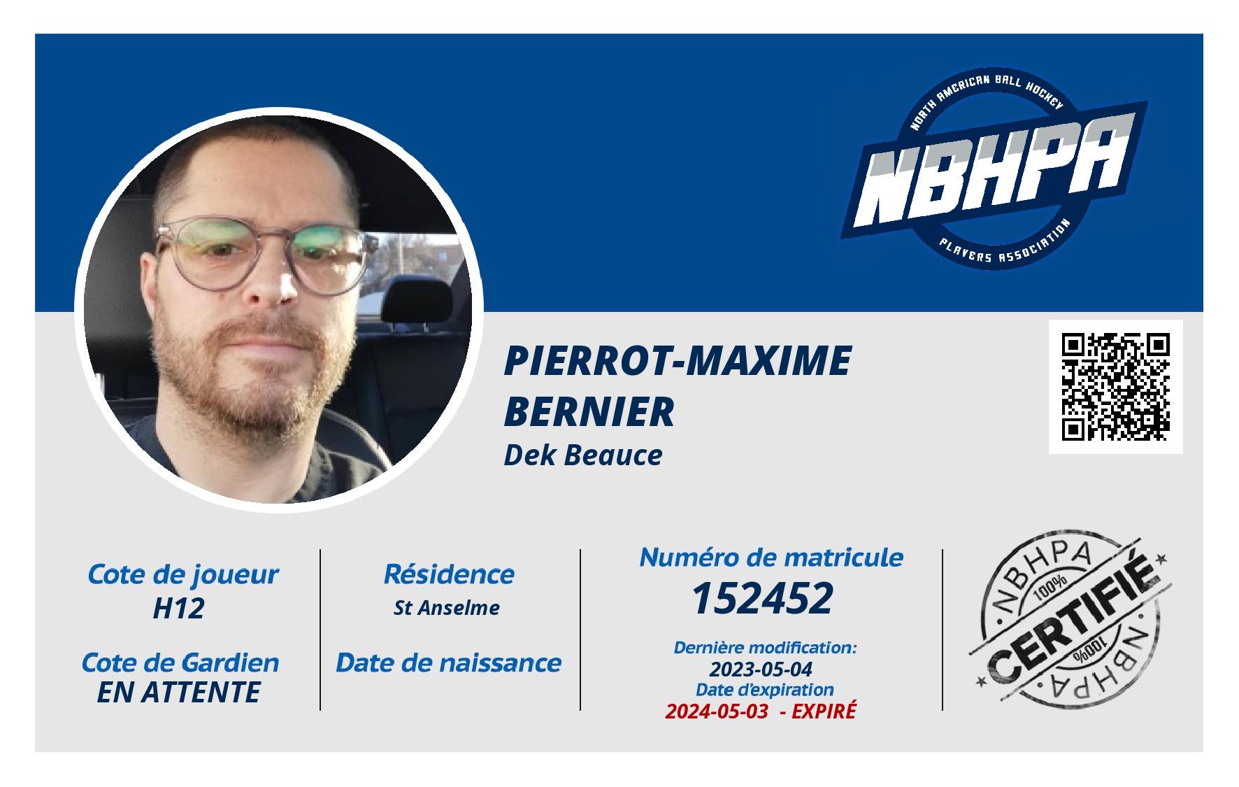 Pierrot-Maxime Bernier