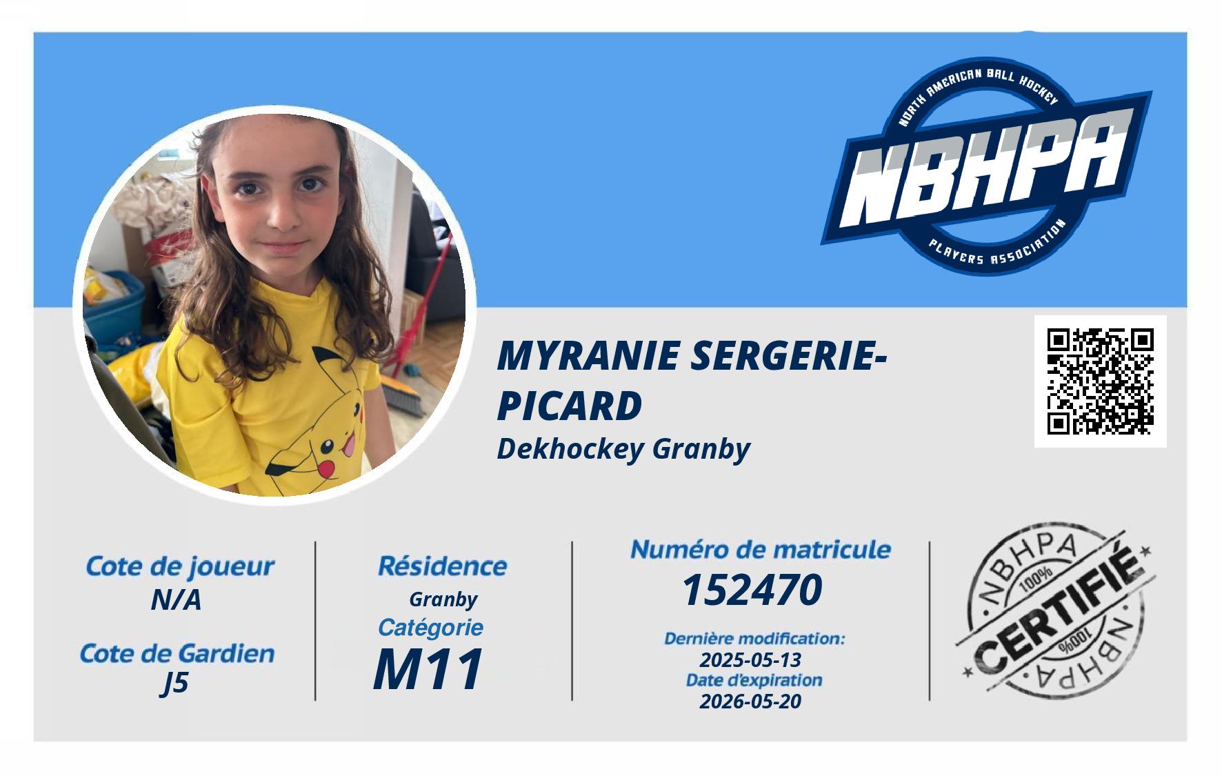 Myranie Sergerie-picard