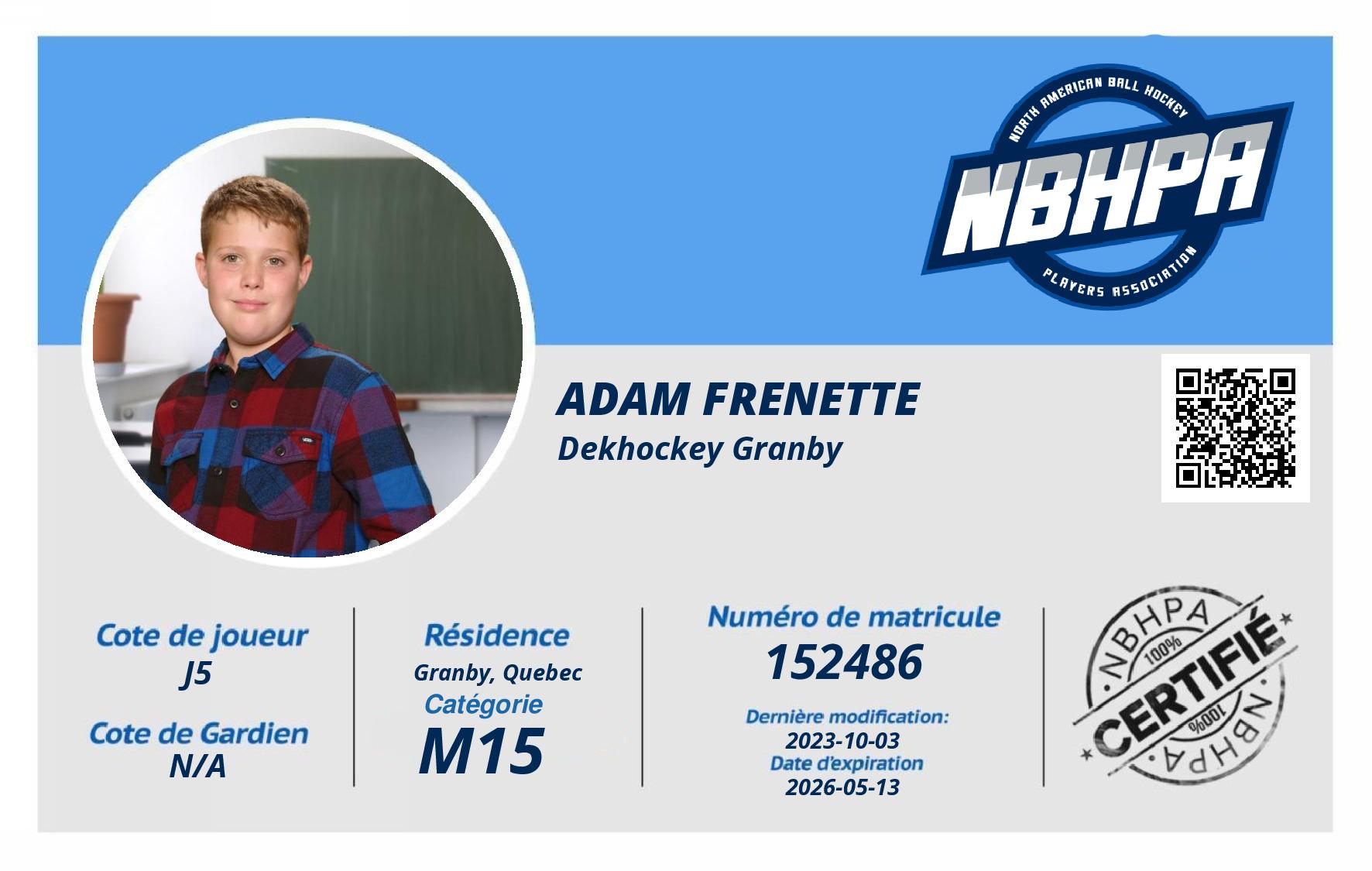 Adam Frenette