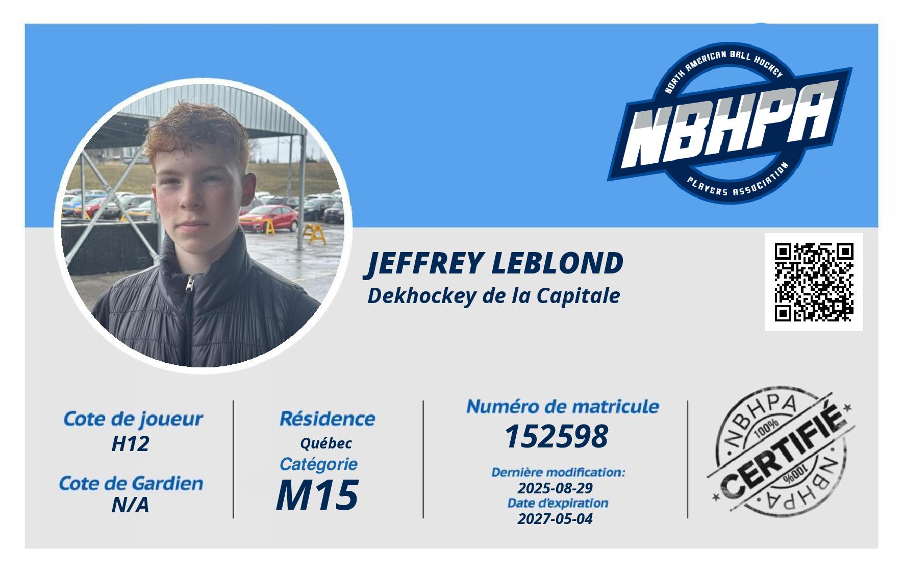 Jeffrey Leblond