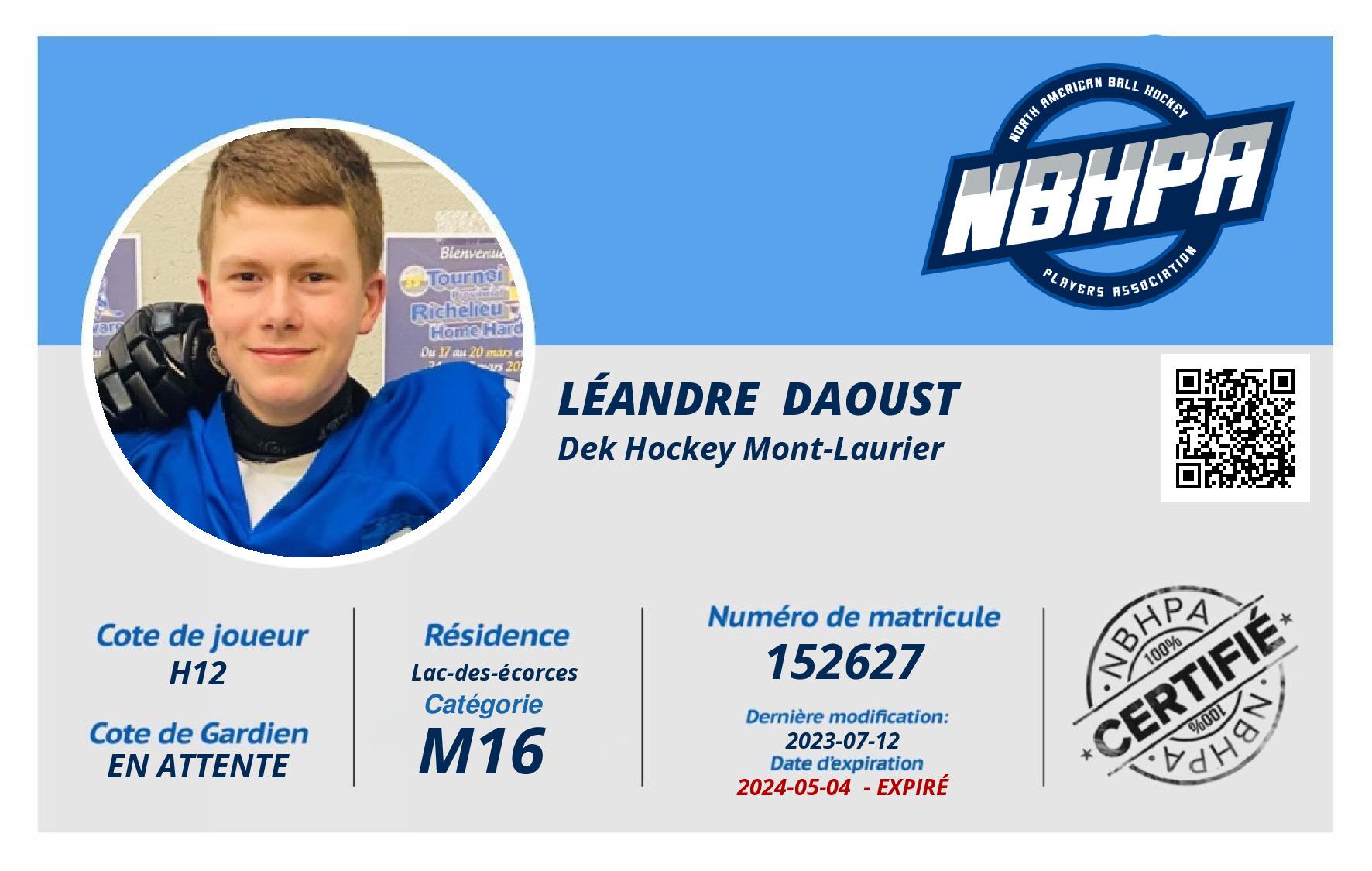 Léandre  Daoust 