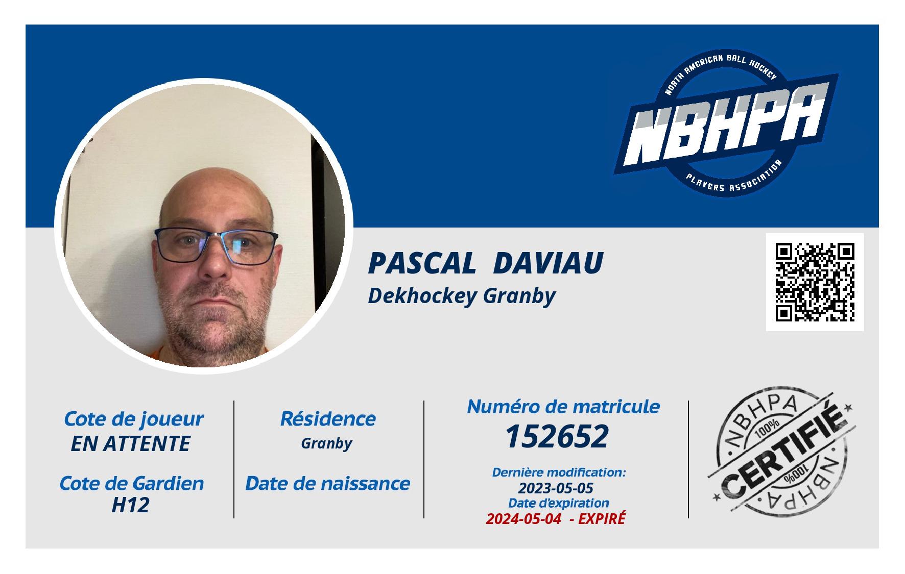 Pascal  Daviau 