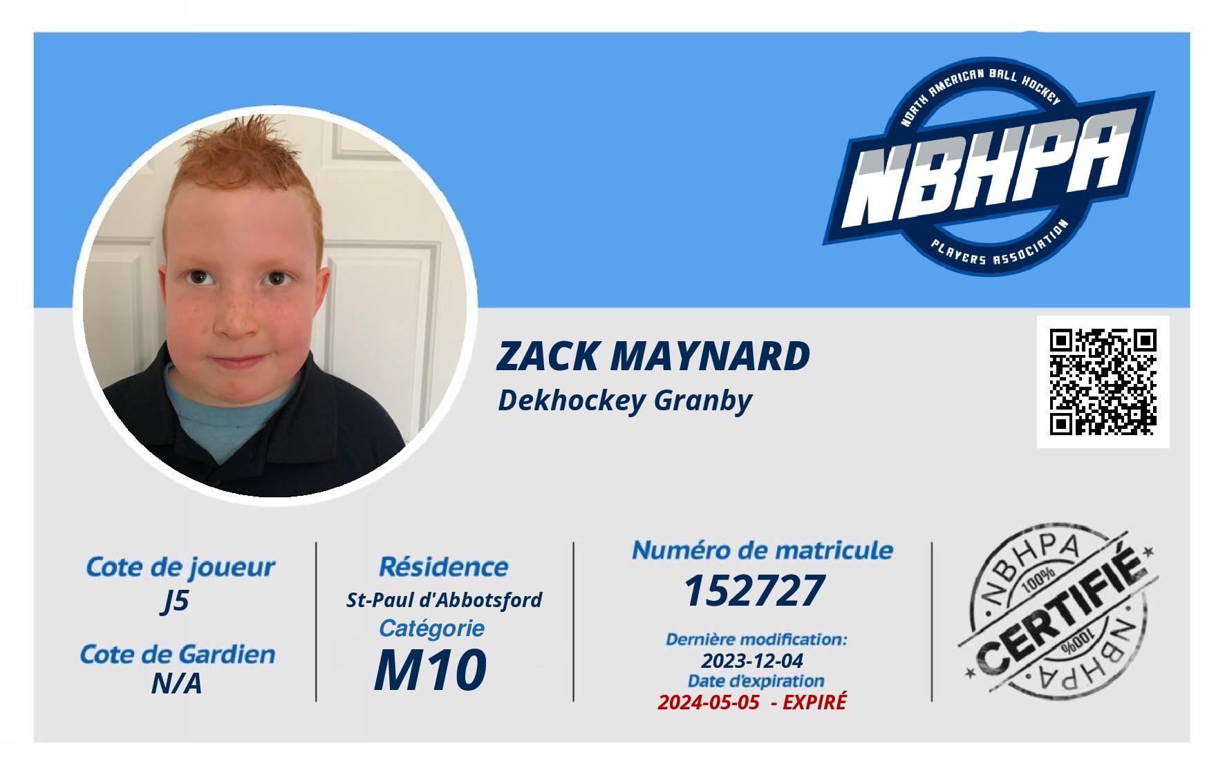 Zack Maynard