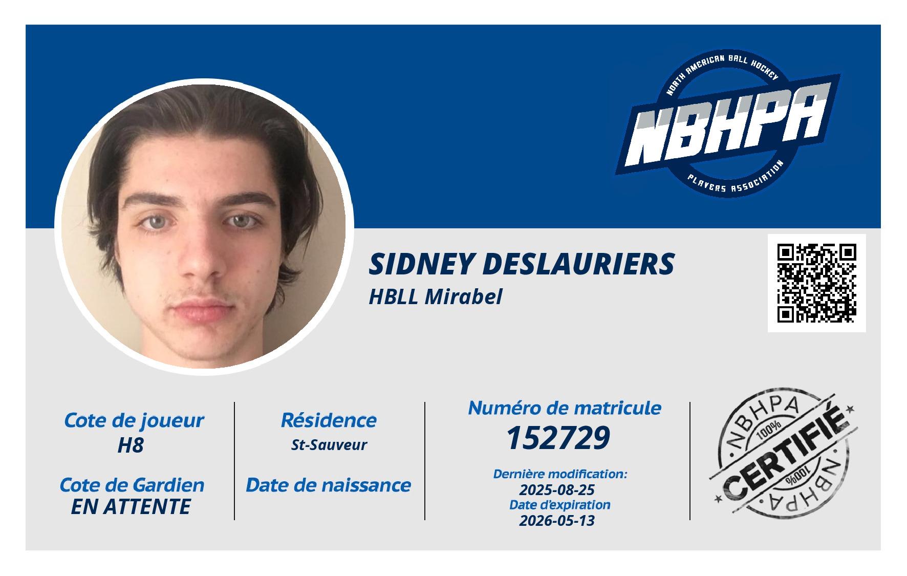 Sidney Deslauriers