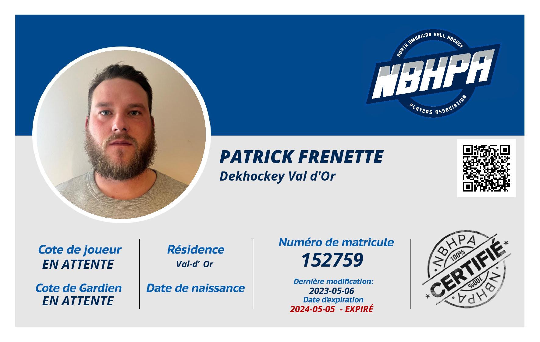 Patrick Frenette