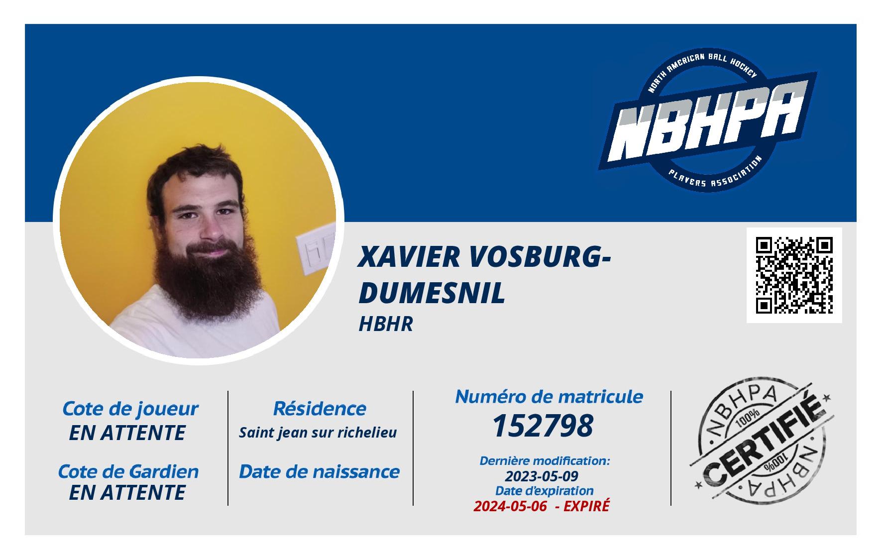 Xavier Vosburg-Dumesnil