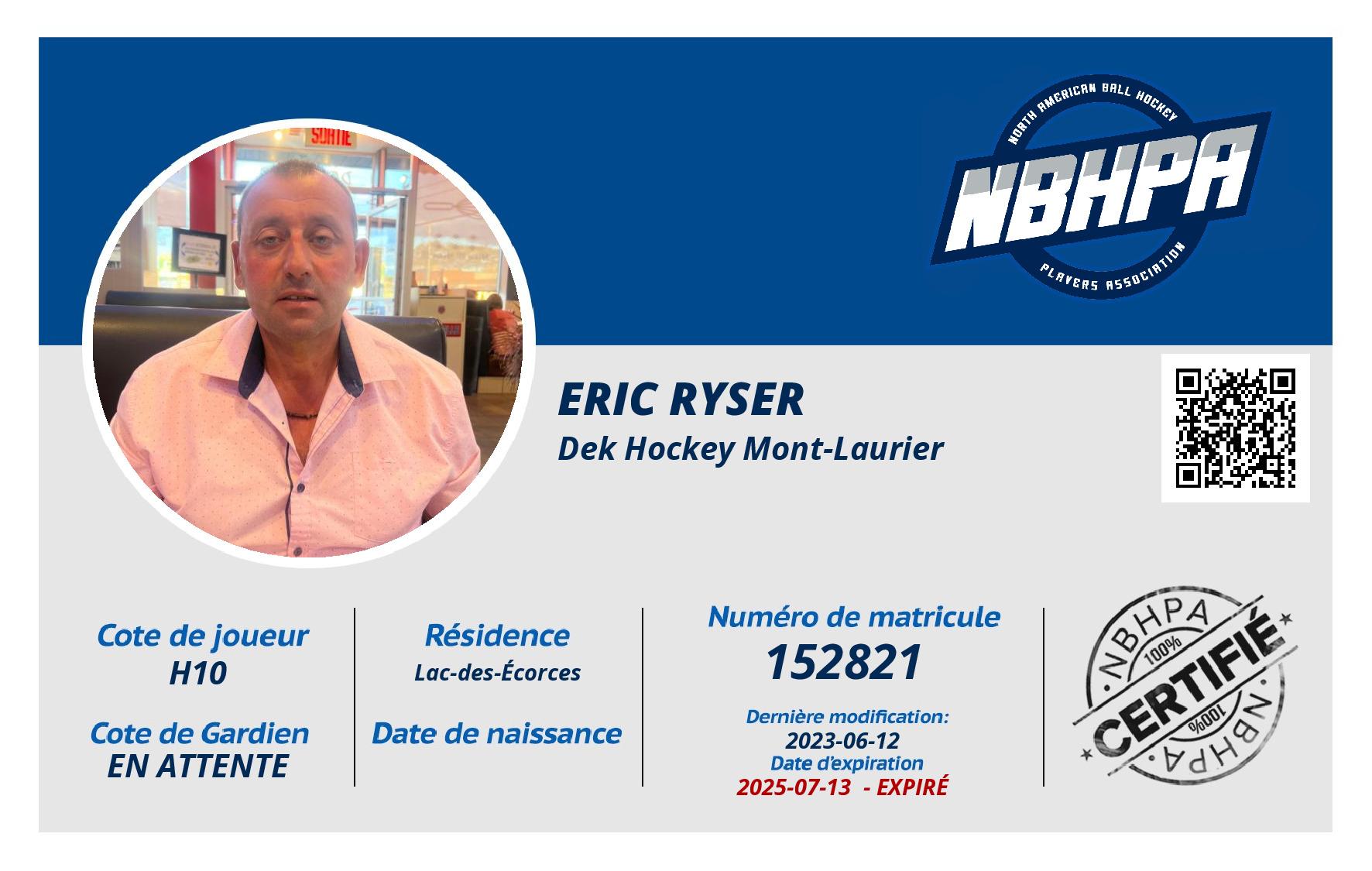 Eric Ryser