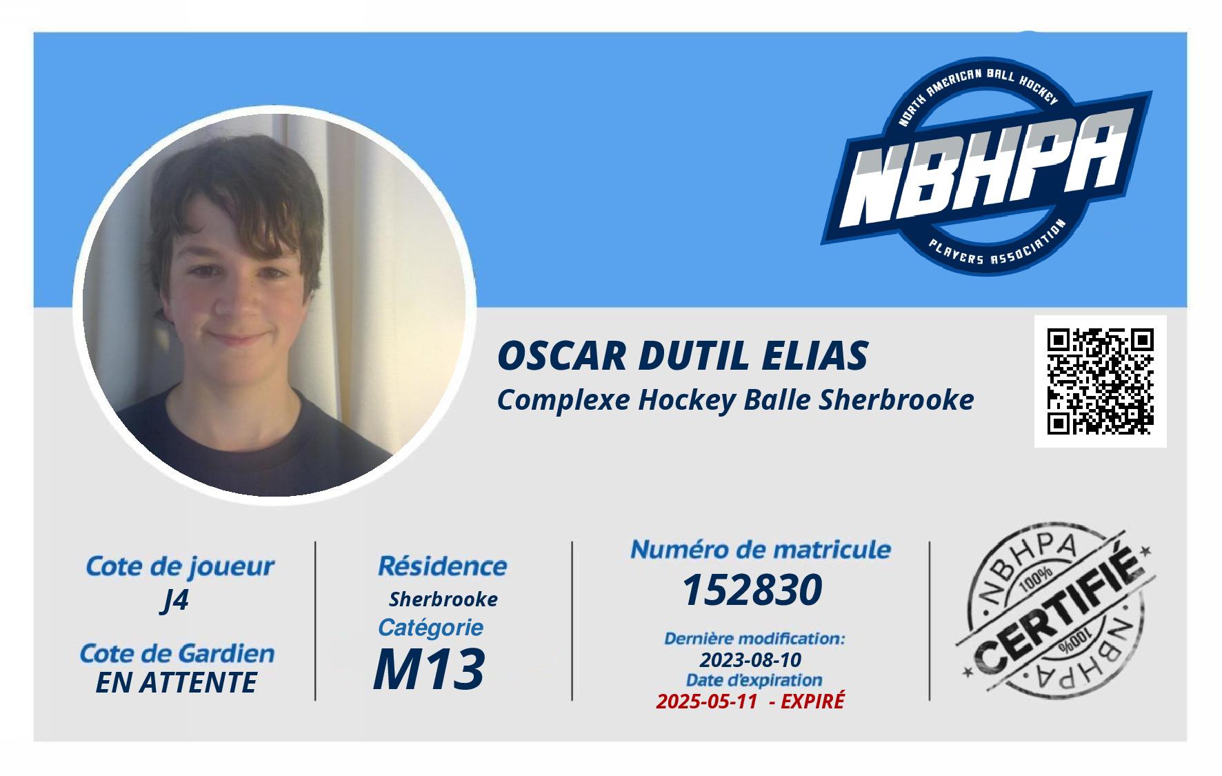 Oscar Dutil Elias