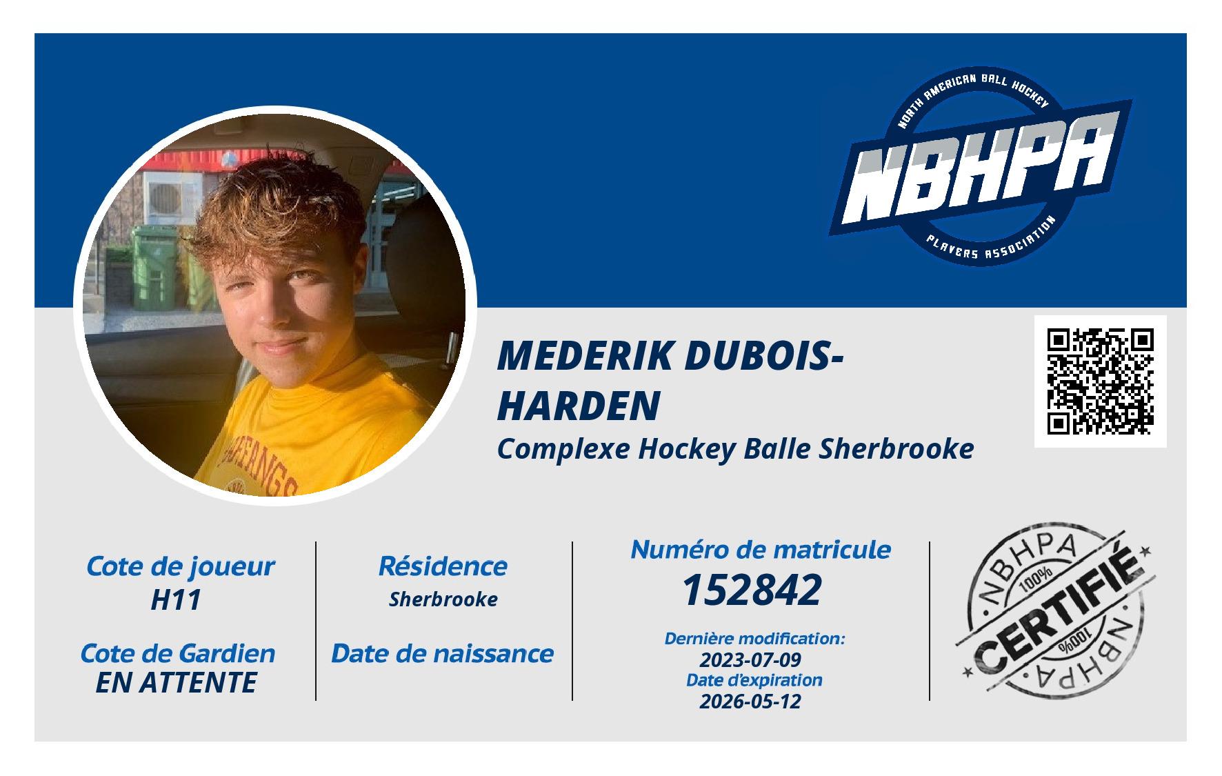 Mederik Dubois-Harden