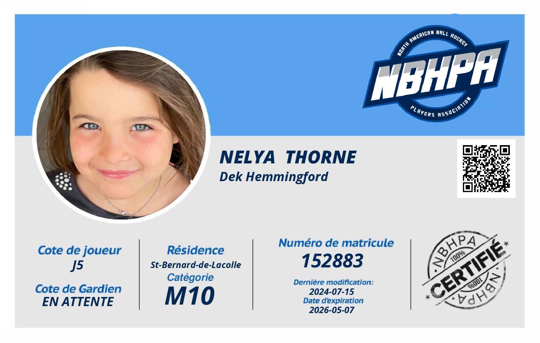 Nelya  Thorne