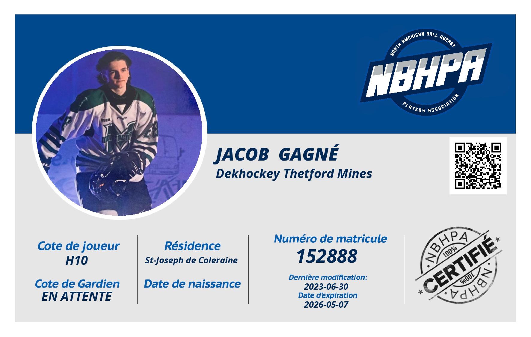 Jacob  Gagné
