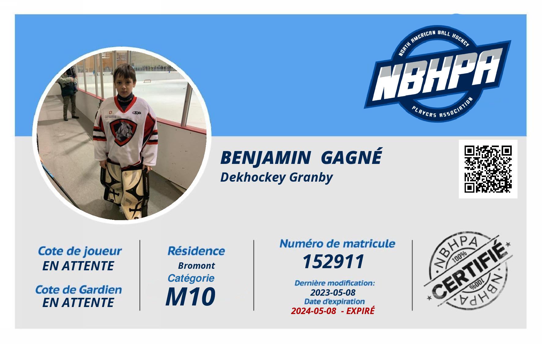 Benjamin  Gagné