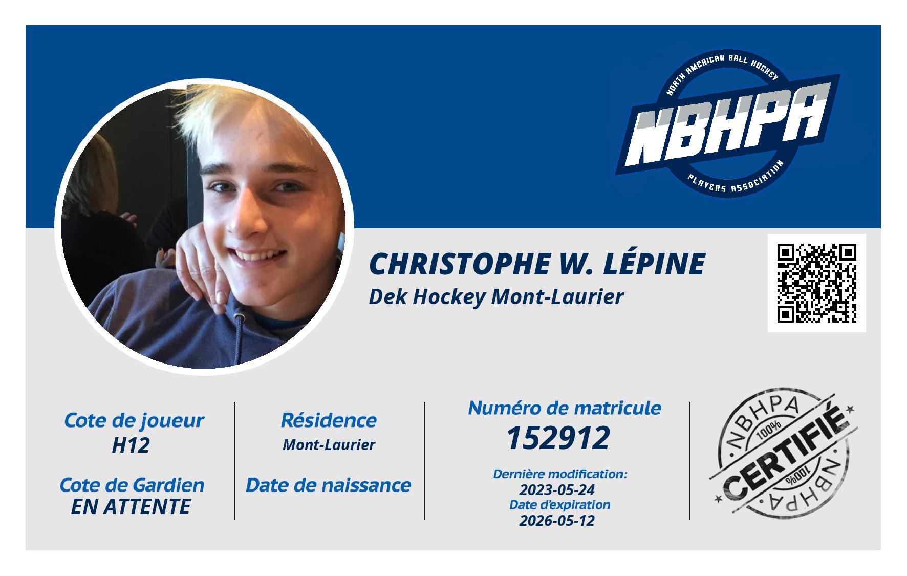 Christophe W. Lépine